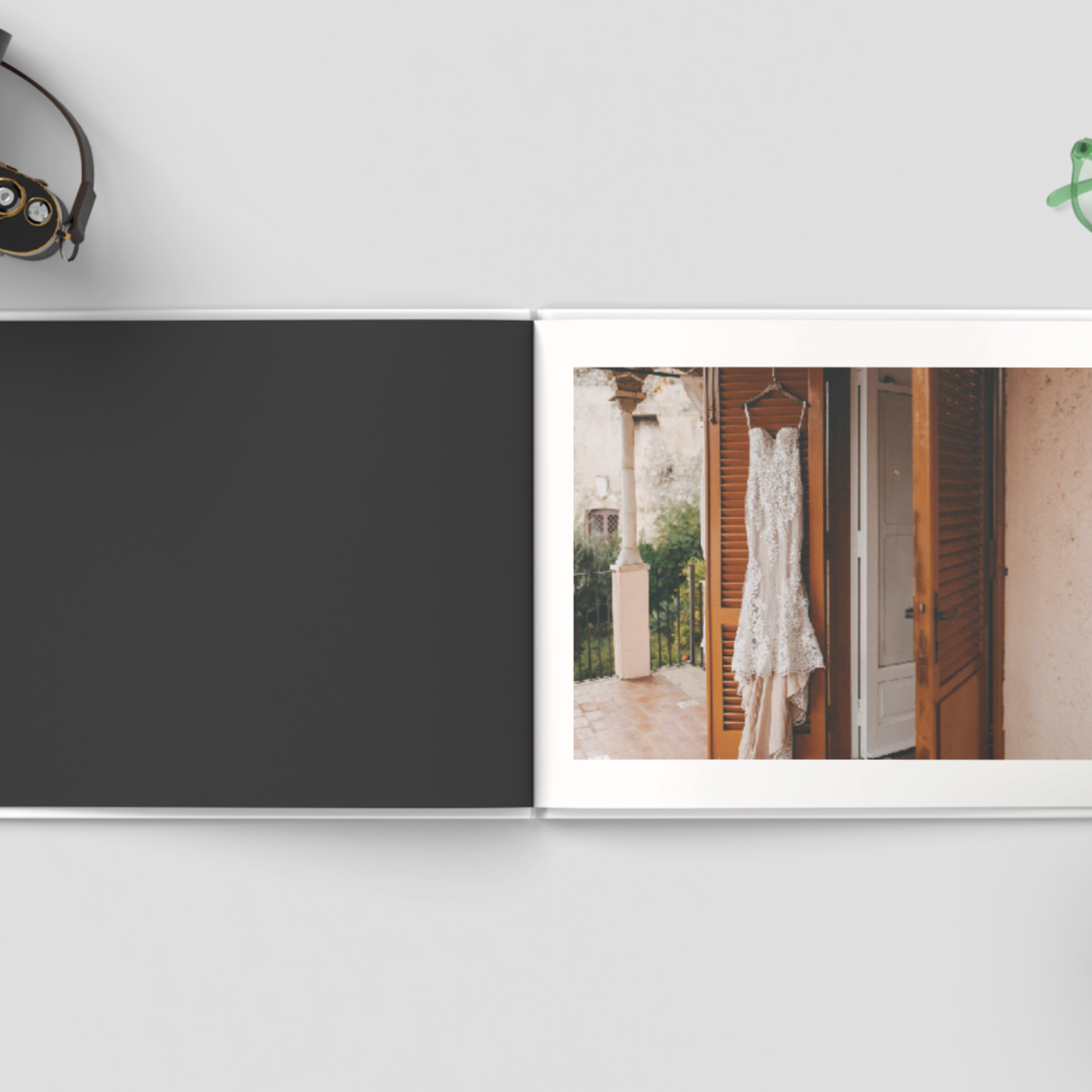 Hardcover Wedding book