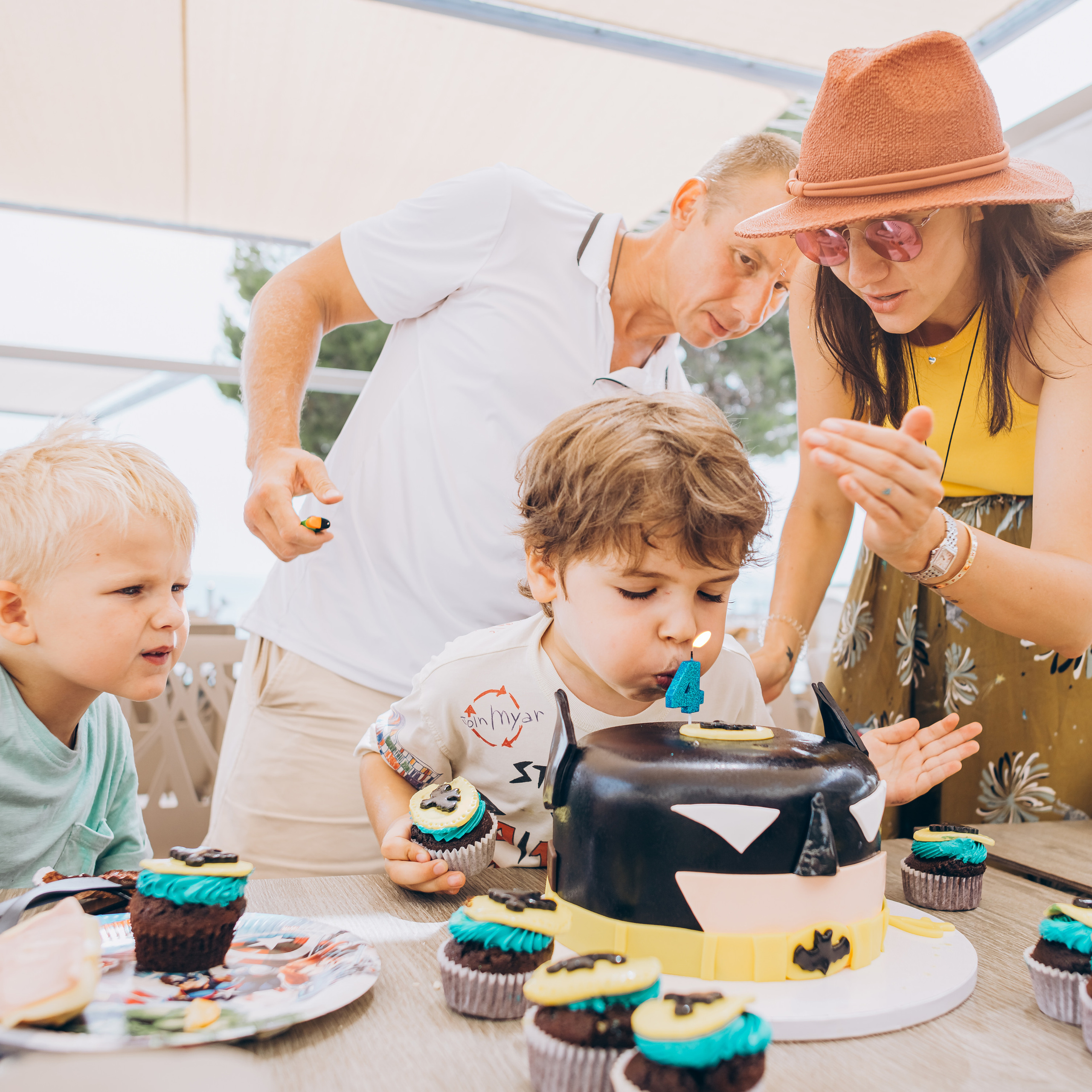 Kids birthday in aquapark