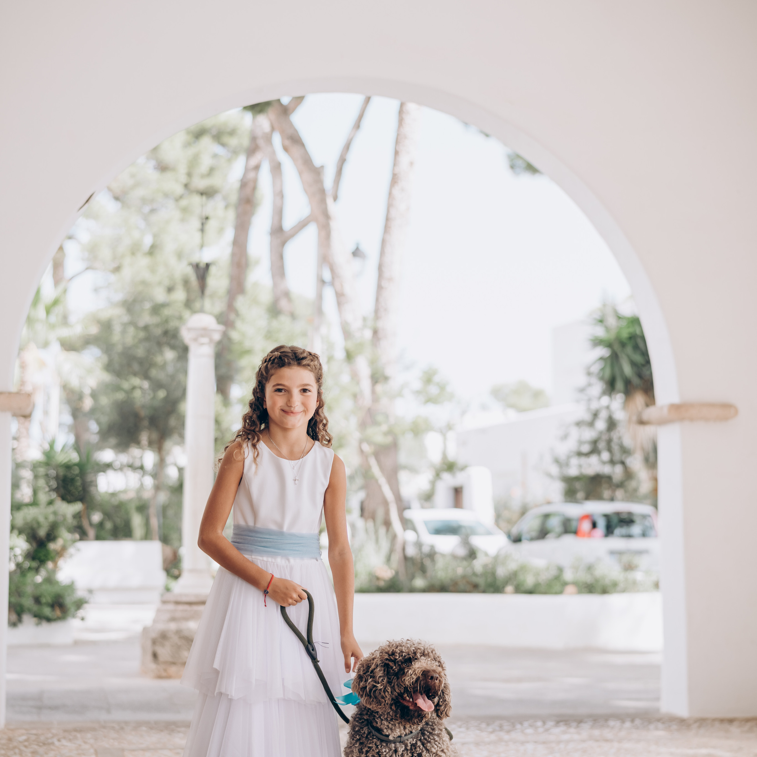 Communion of wonderful girl