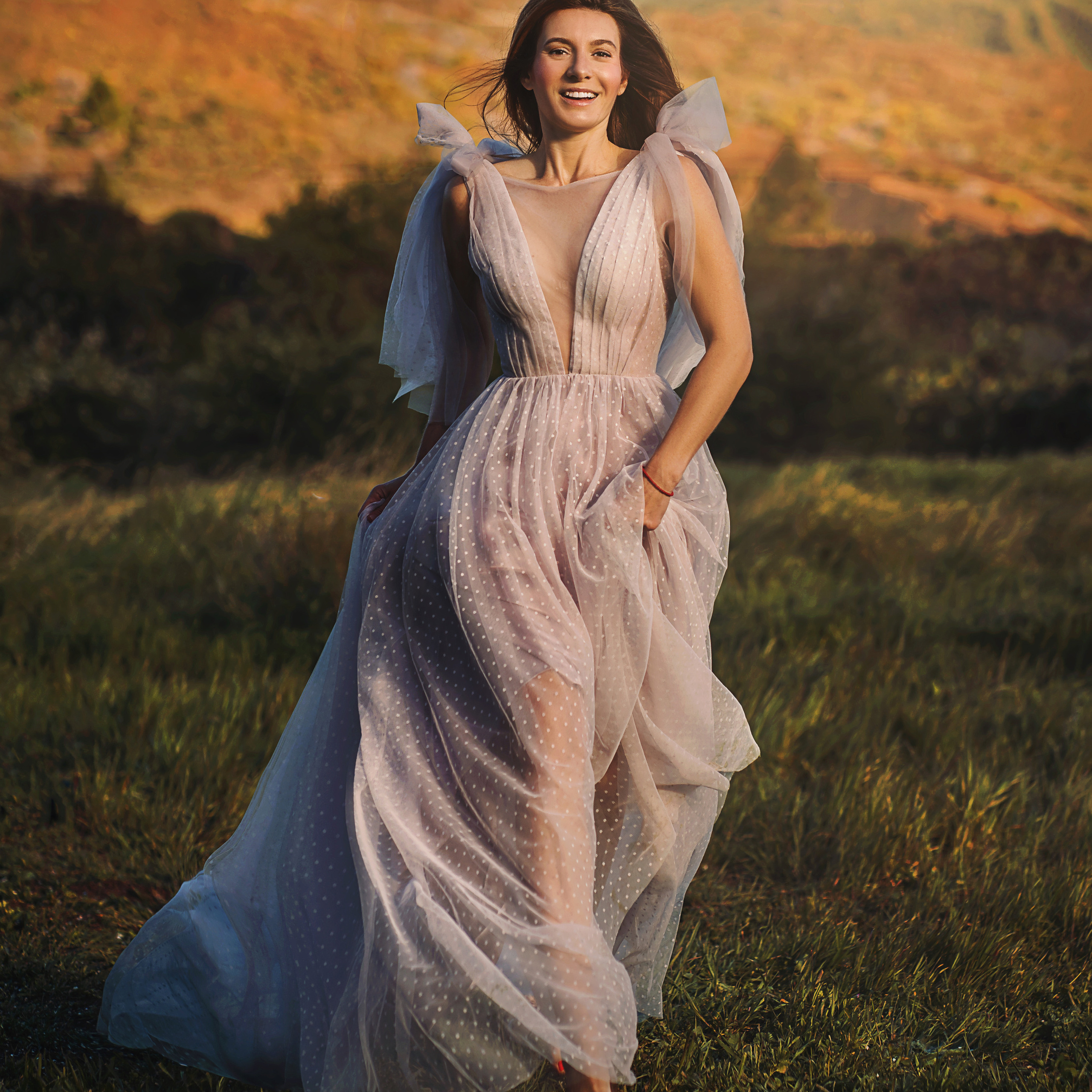 lilac tulle dress #10 20€