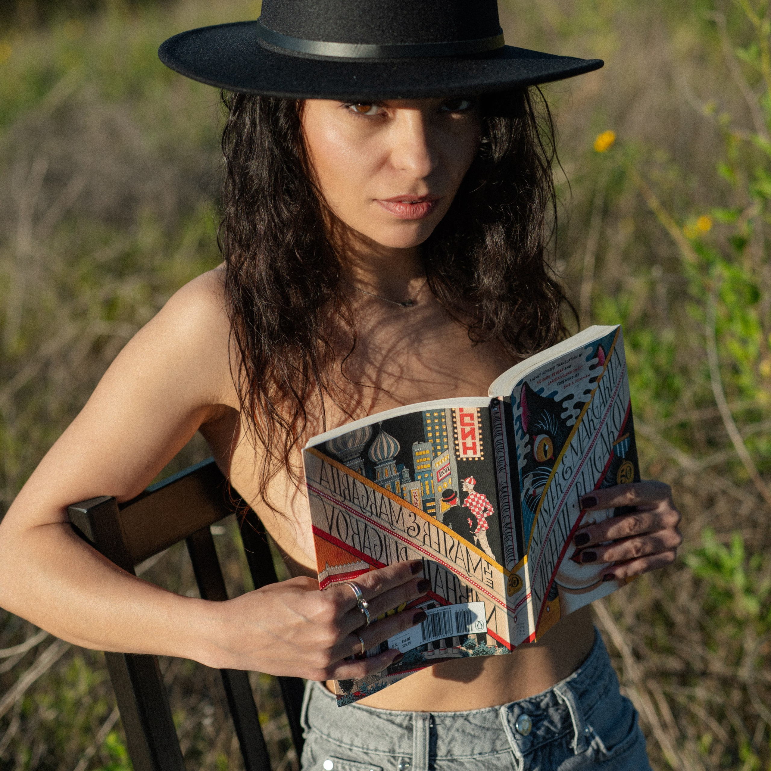 Morning photoshoot in the field