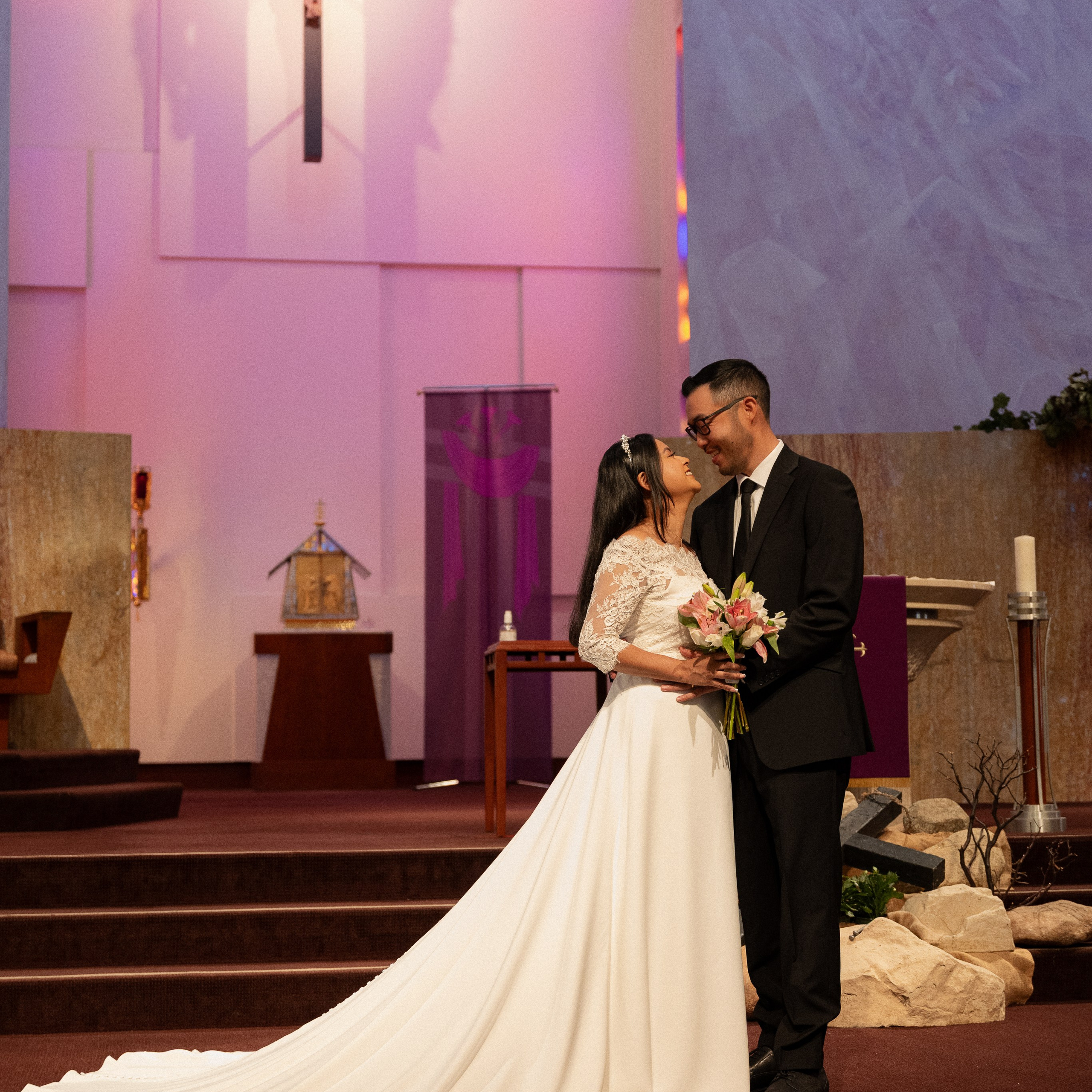 Rebeca & Shawn. The Ceremony in Church. Part III