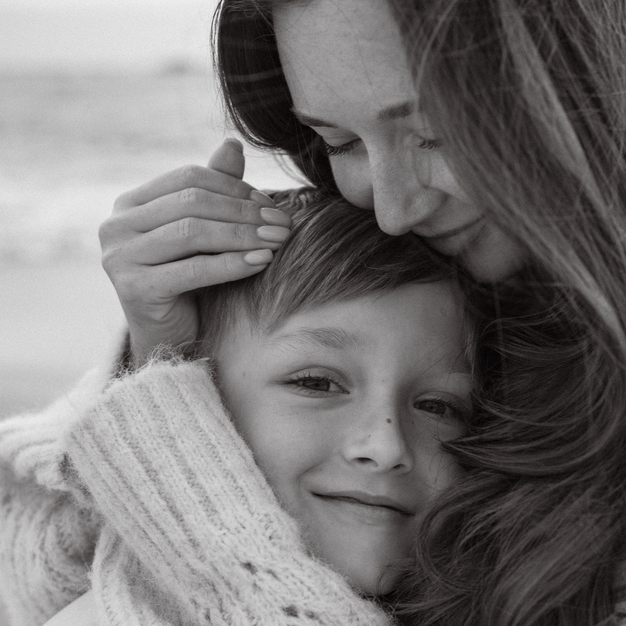 The Strong Love of Mom and Son