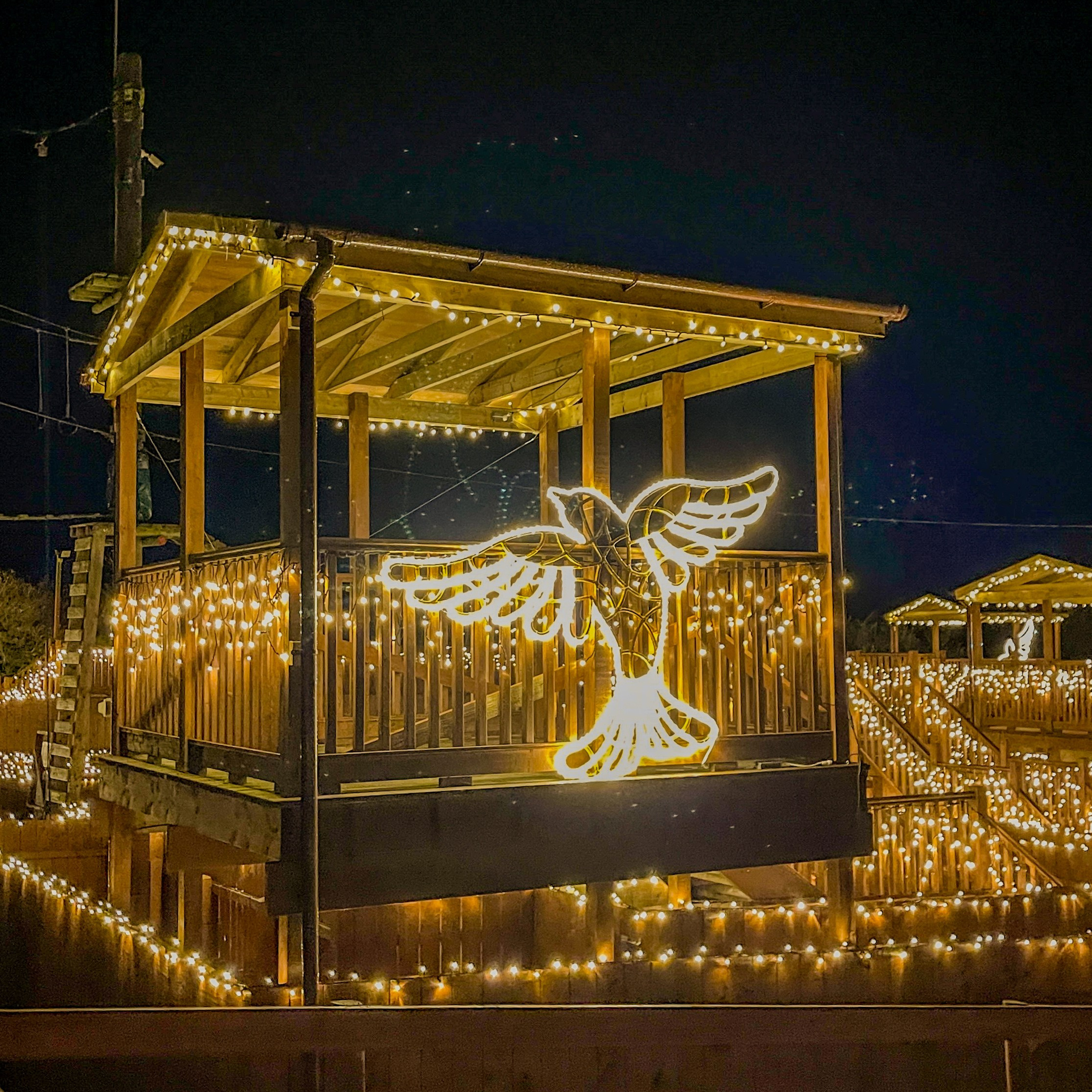 Adventure Lights at SkyPark. Create with Twila