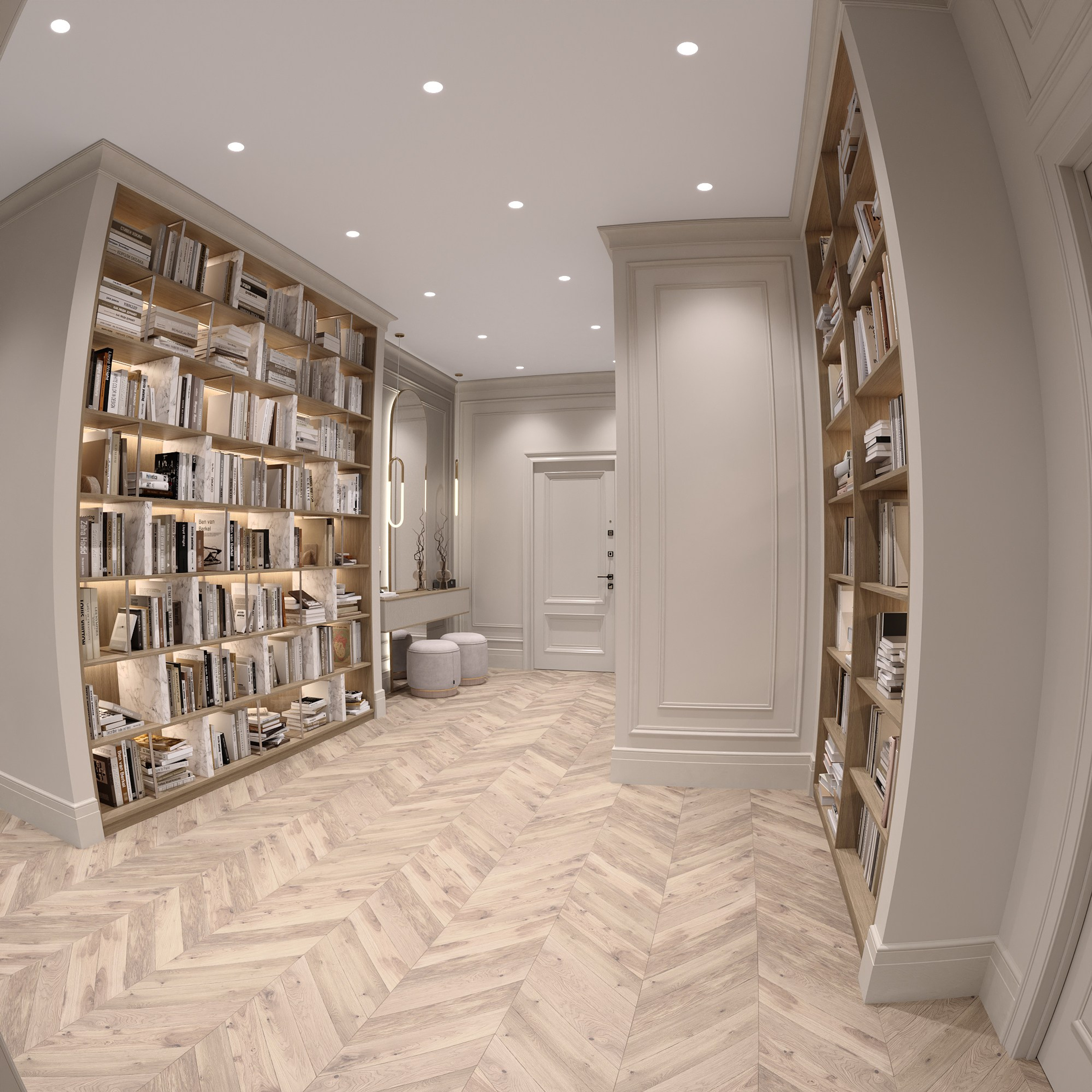 Некоторые кадры из проекта «Седьмое небо» (прихожая)