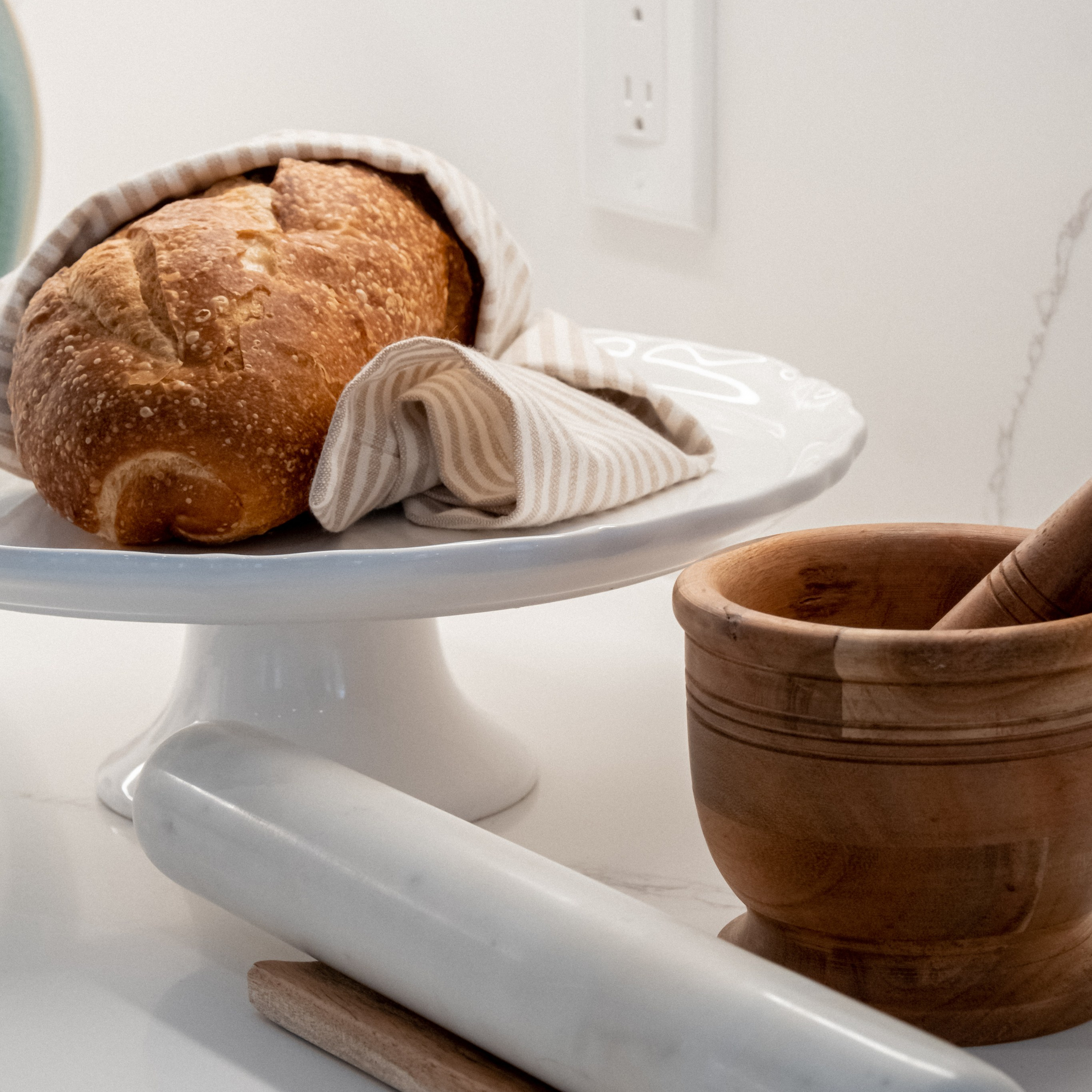 Elegant interior decor detail with modern styling photographed by Austin interior photographer