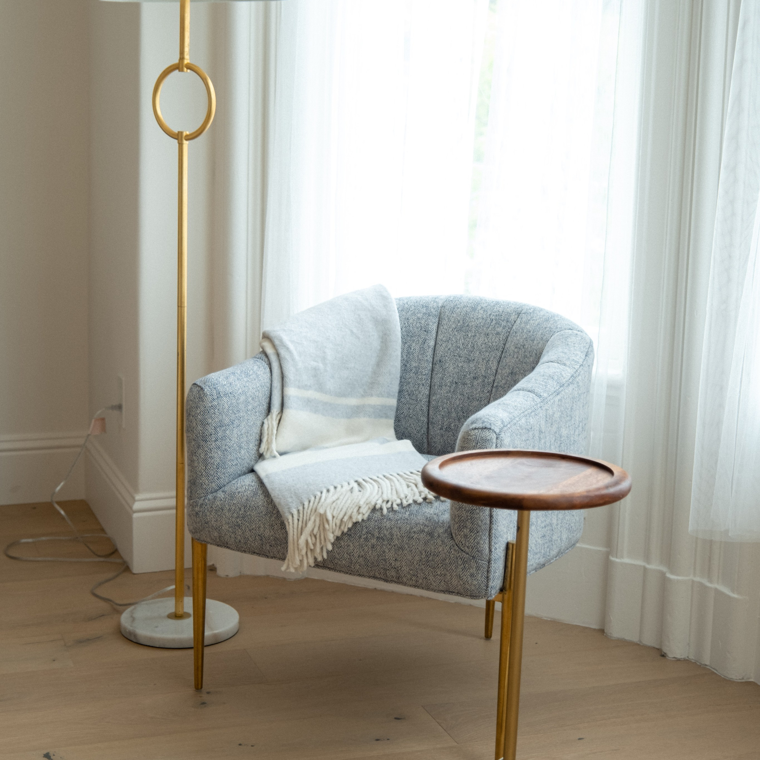 Elegant interior decor detail with modern styling photographed by Austin interior photographer