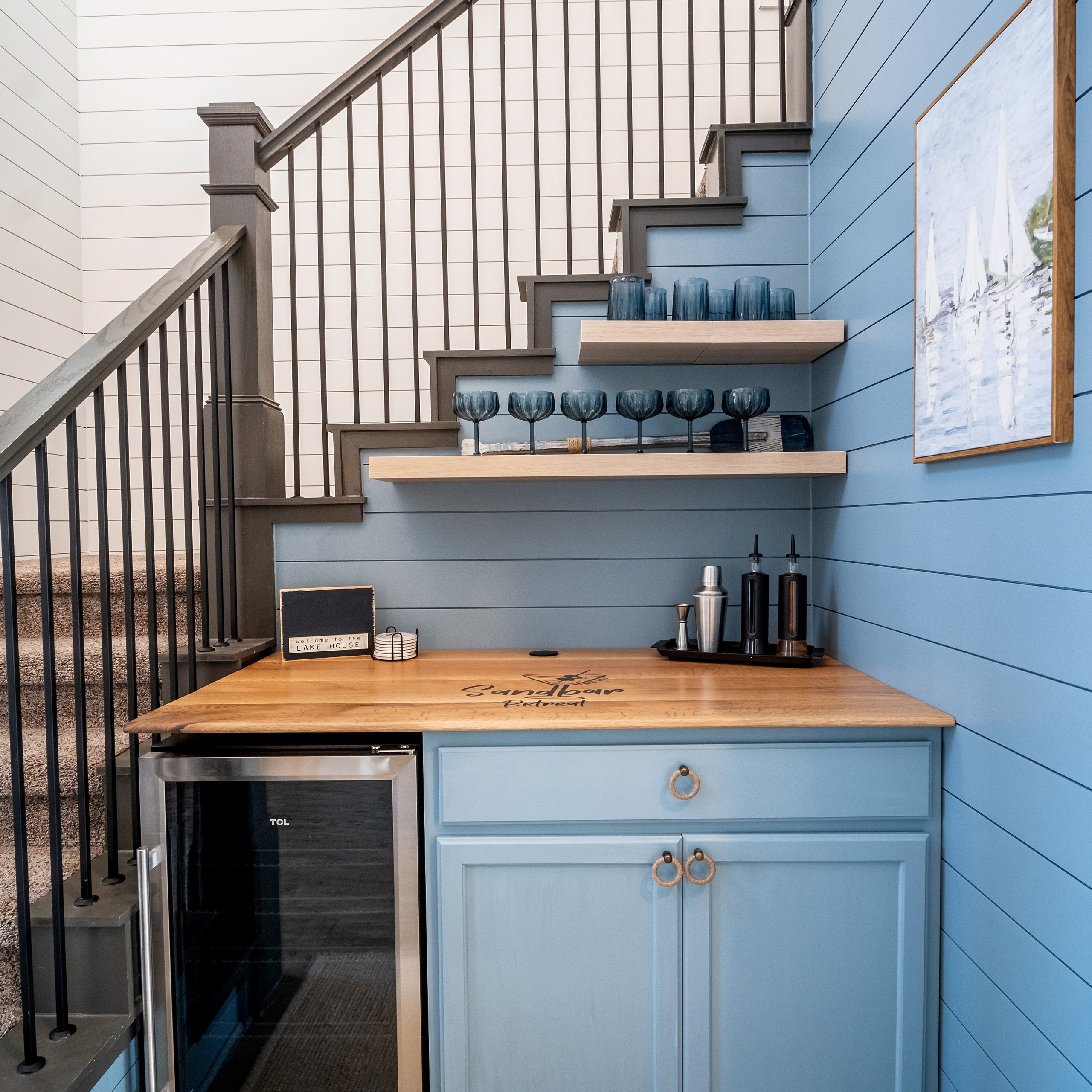 Elegant interior decor detail with modern styling photographed by Austin interior photographer