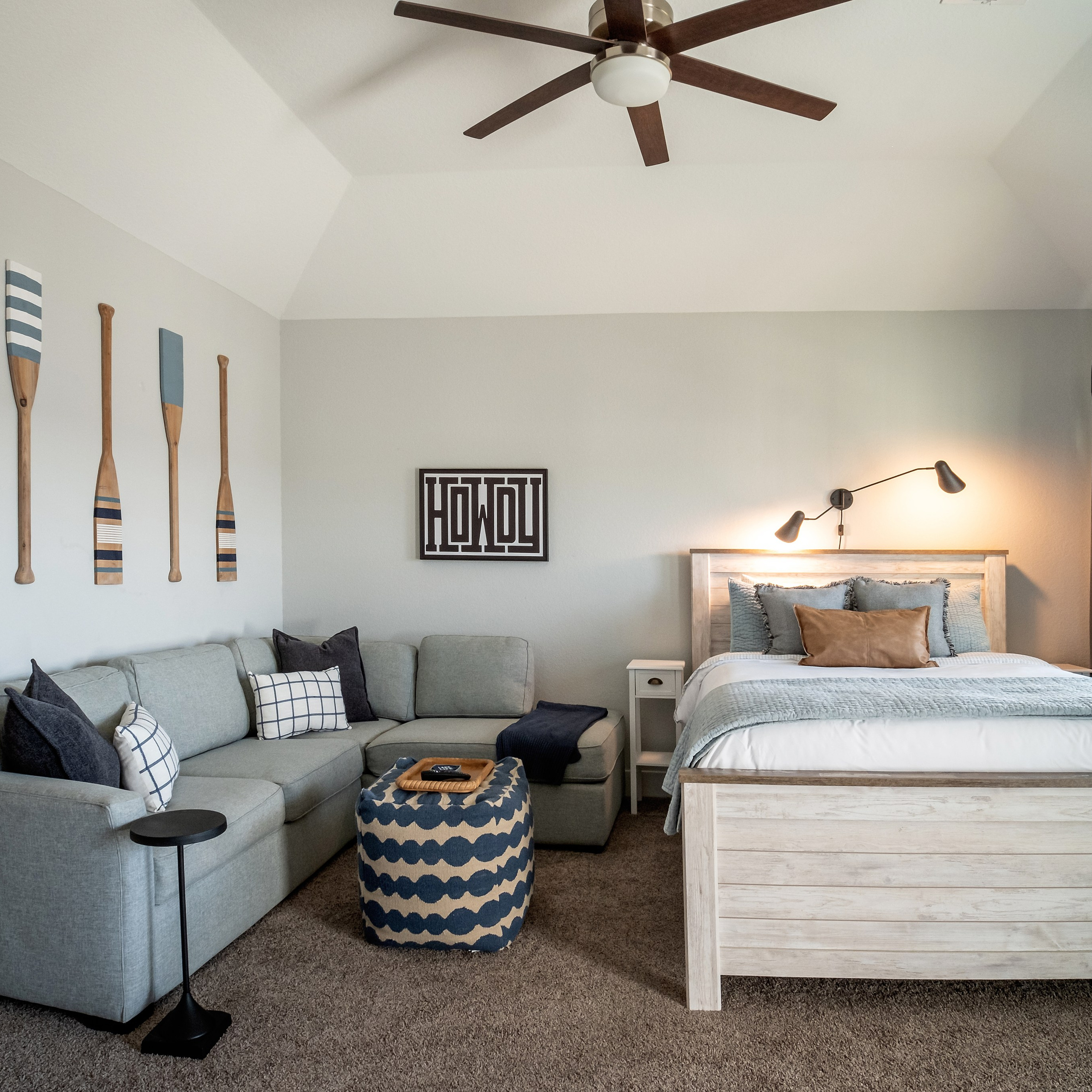 Luxury bedroom interior design photography Austin Texas