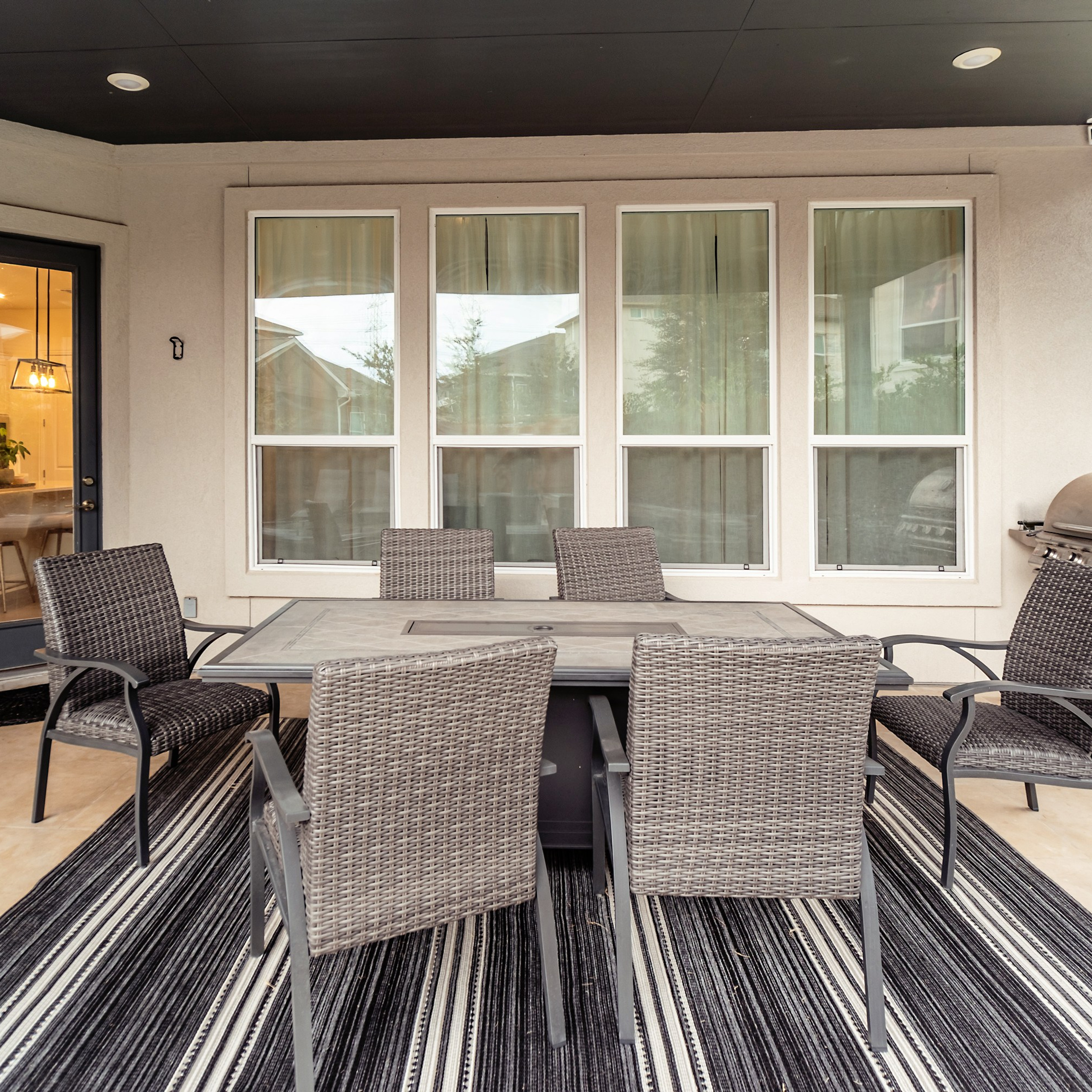 Modern residential home exterior real estate photo  Austin Texas