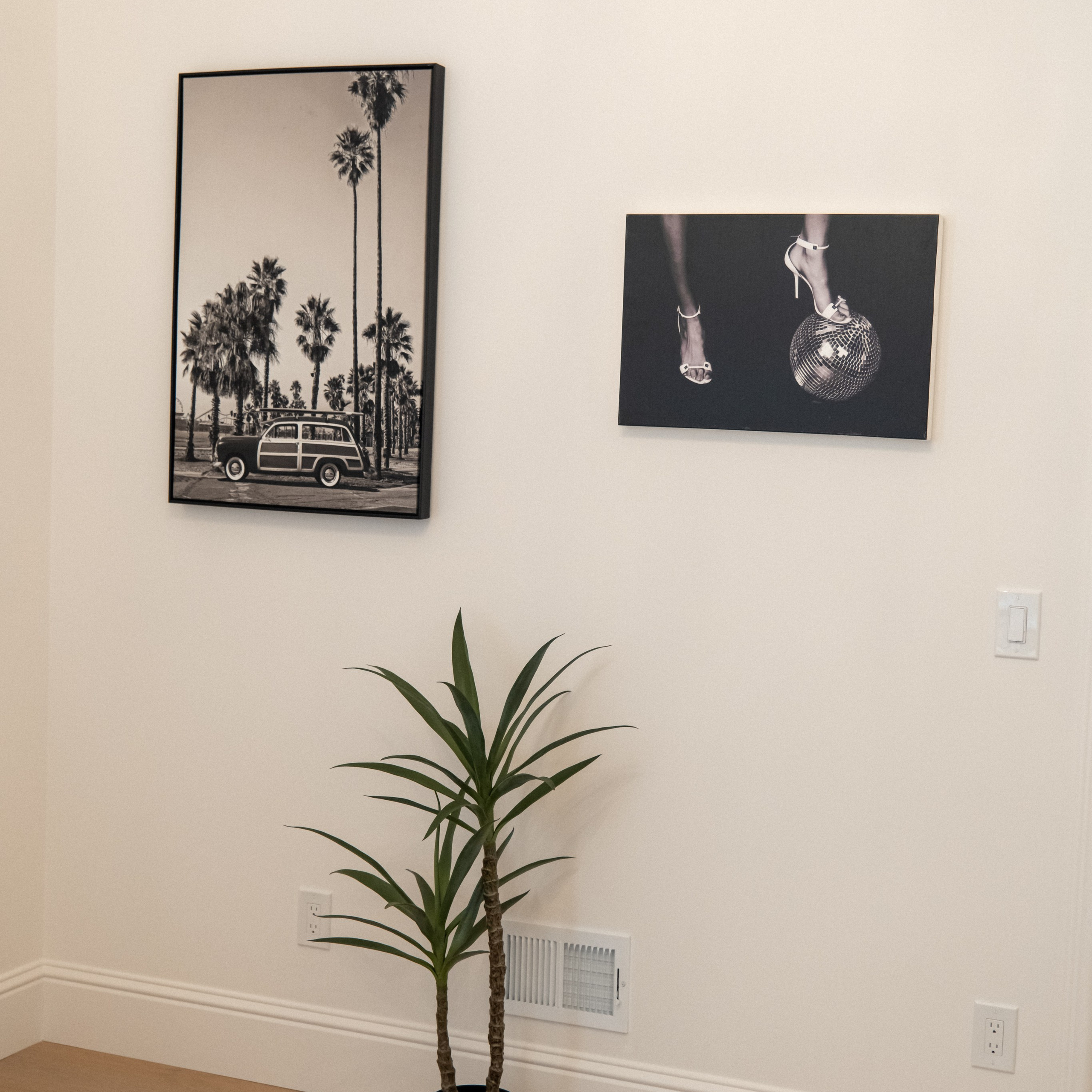 Close-up interior design detail with decorative objects and soft natural light Austin TX