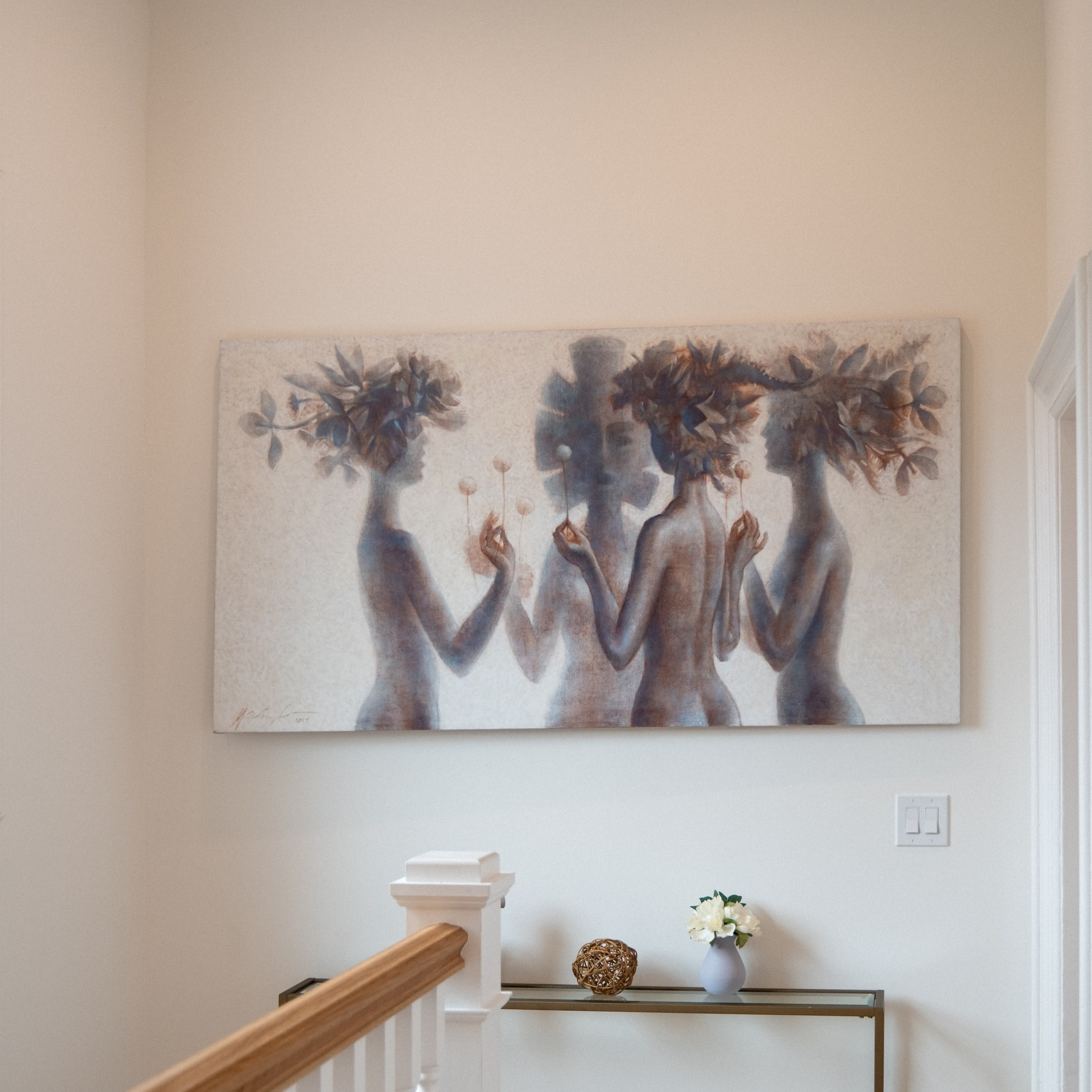 Interior design detail photography featuring styled decor and natural textures in Austin Texas