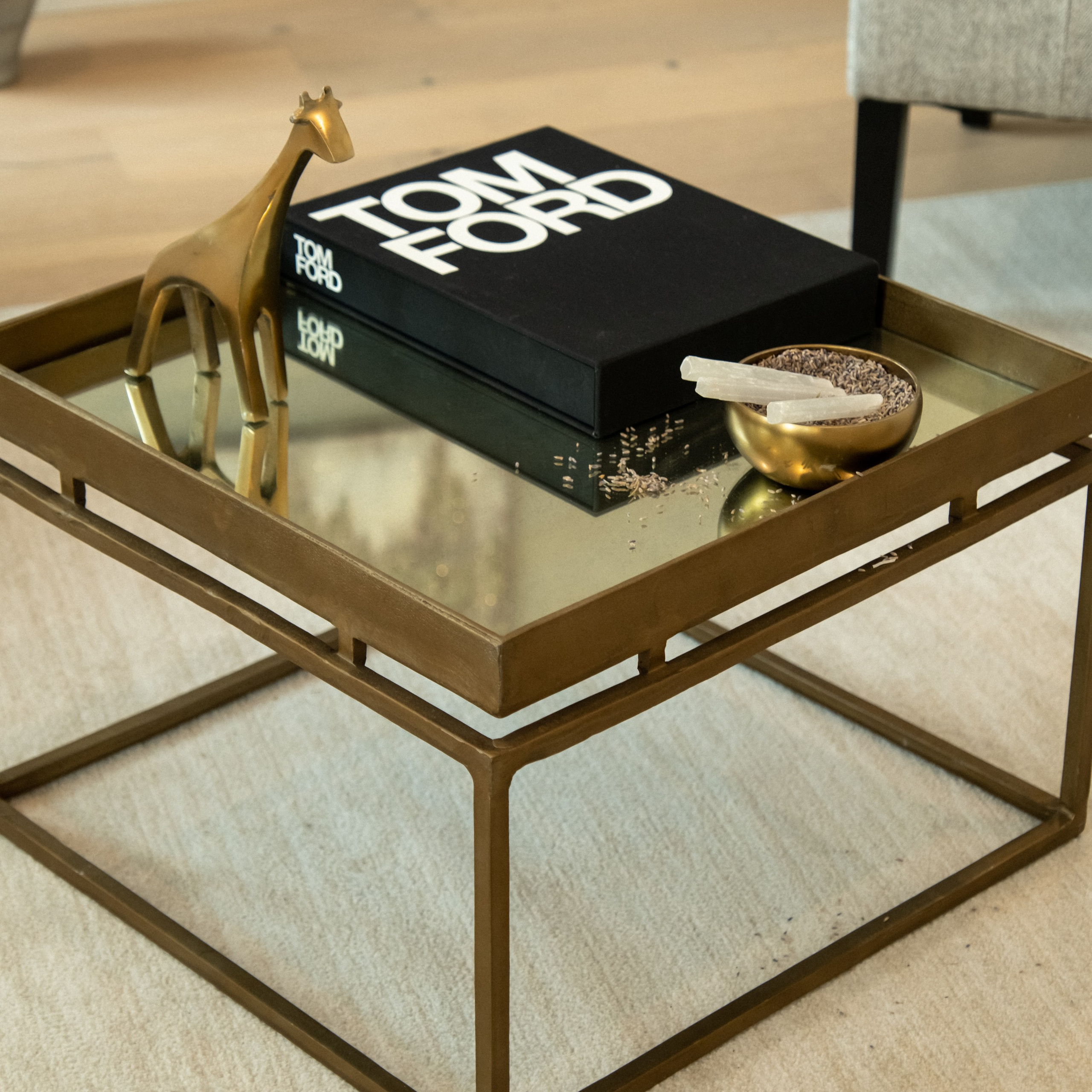 Elegant interior decor detail with modern styling photographed by Austin interior photographer