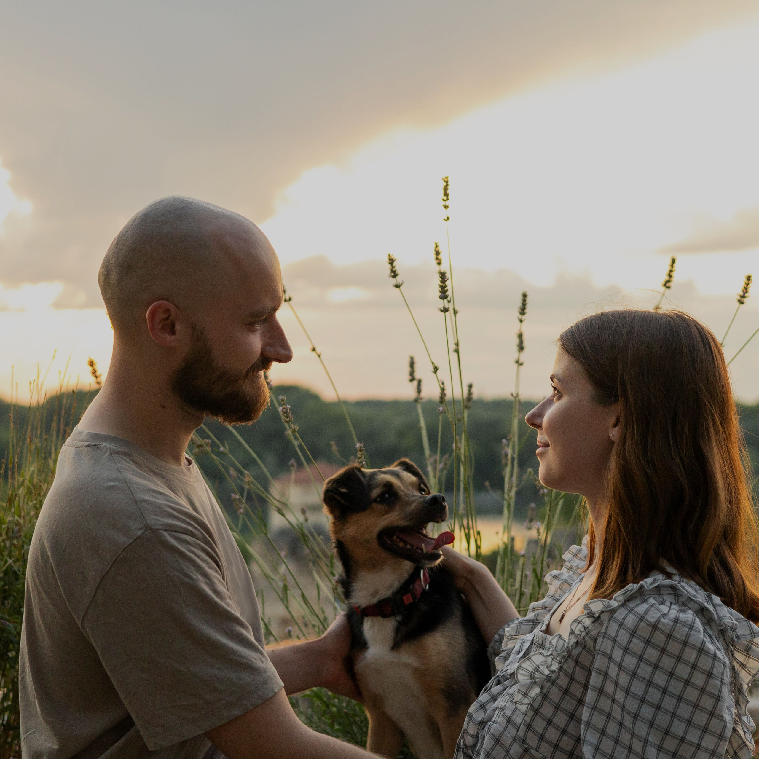 Настя, Денис и Мося