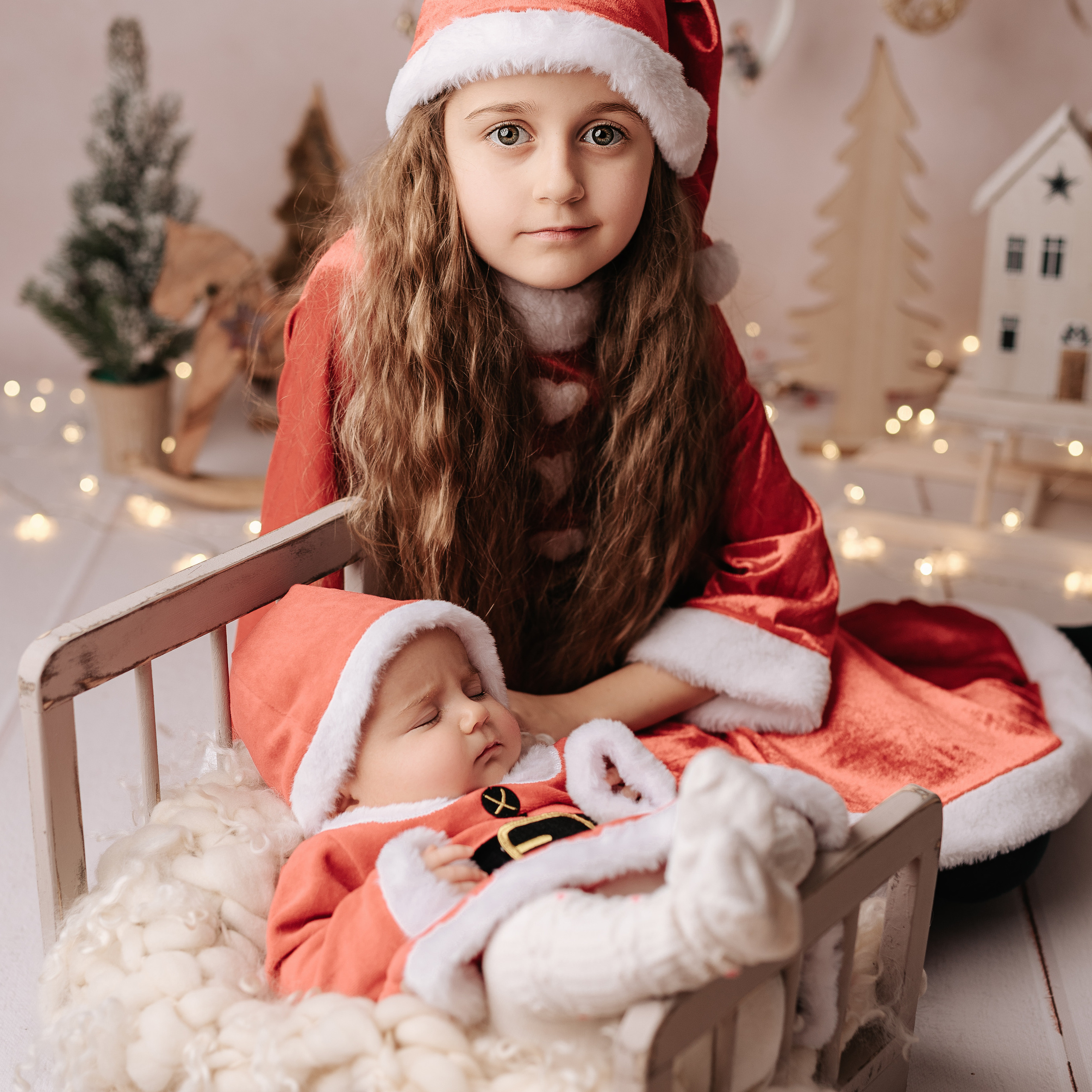 Weihnacht Fotoshooting. Newborn und Baby Shooting in Oberösterreich, Linz, Linz Land