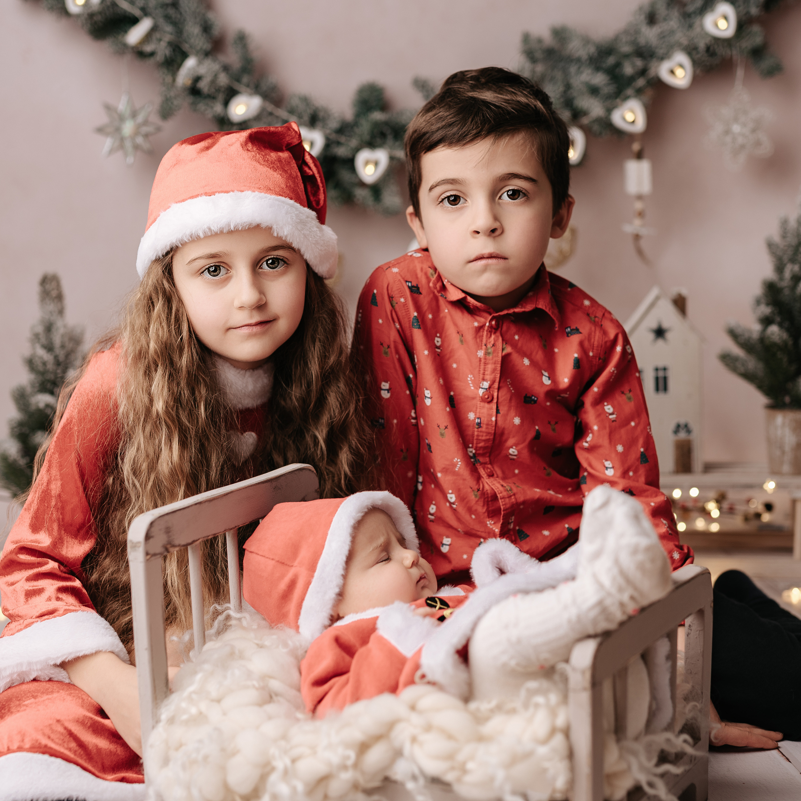 Weihnacht Fotoshooting. Newborn und Baby Shooting in Oberösterreich, Linz, Linz Land