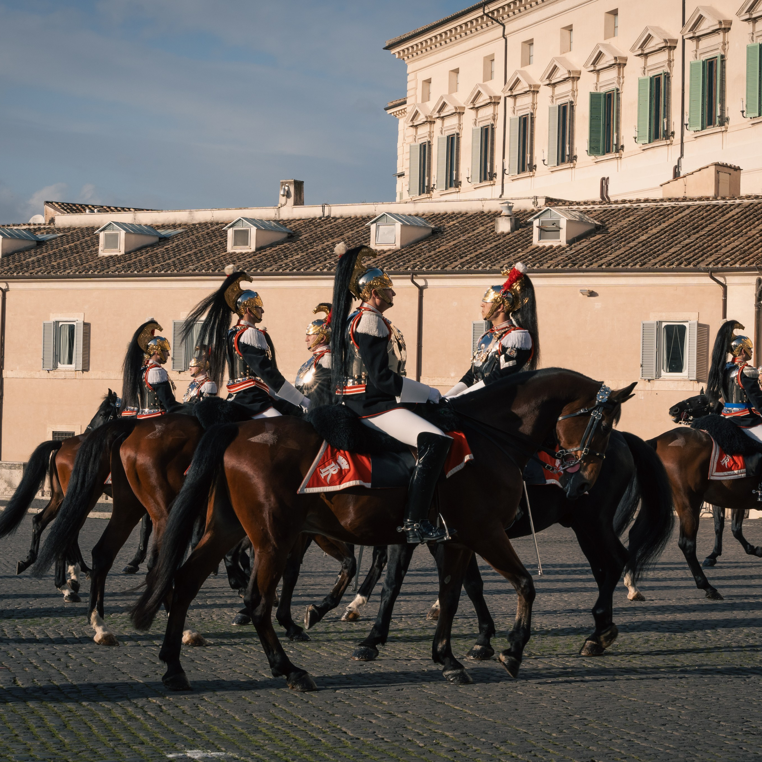 Cambio della Guardia Reggimento Corazzieri. Fotografo romano!