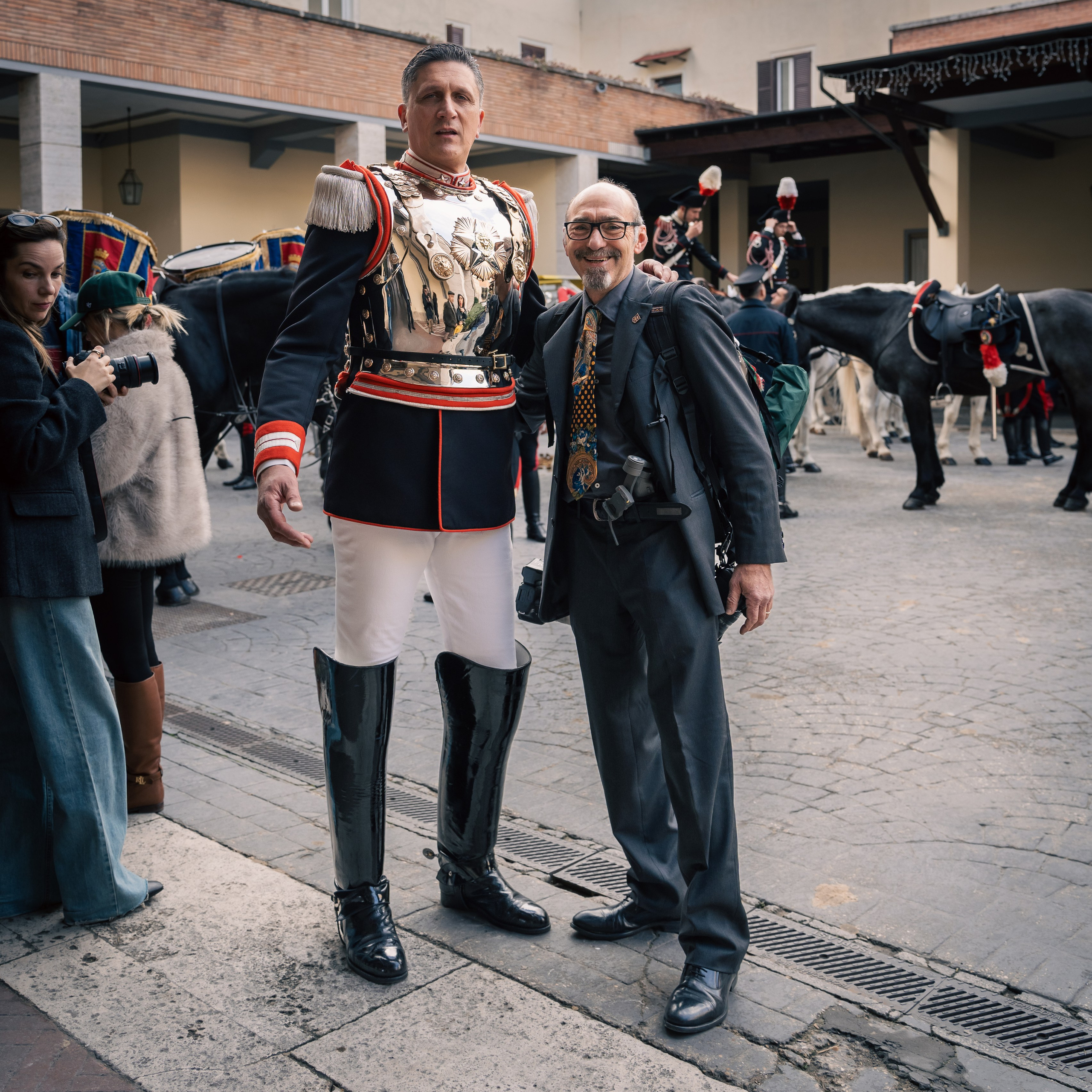 Cambio della Guardia Reggimento Corazzieri. Fotografo romano!
