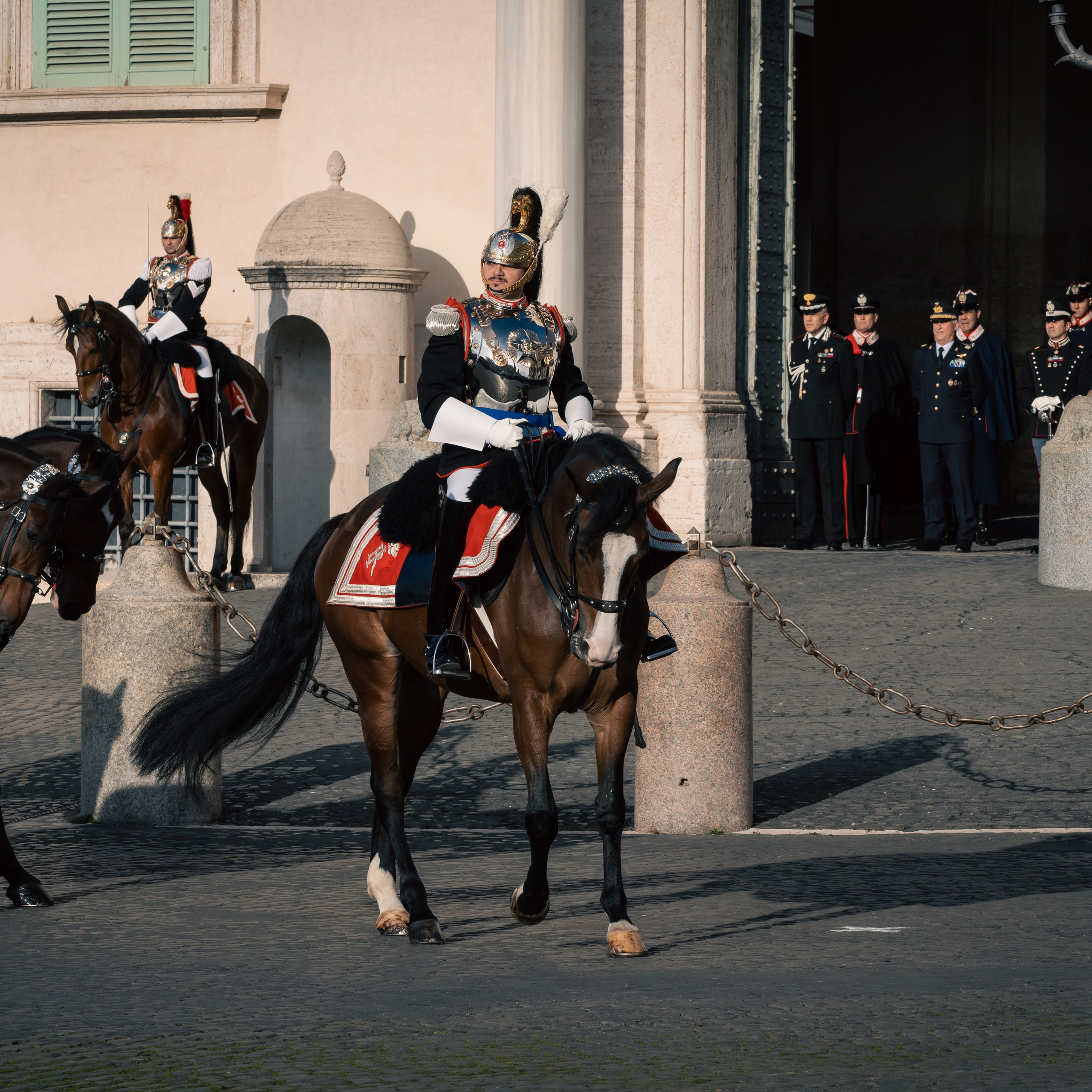 Cambio della Guardia Reggimento Corazzieri. Fotografo romano!