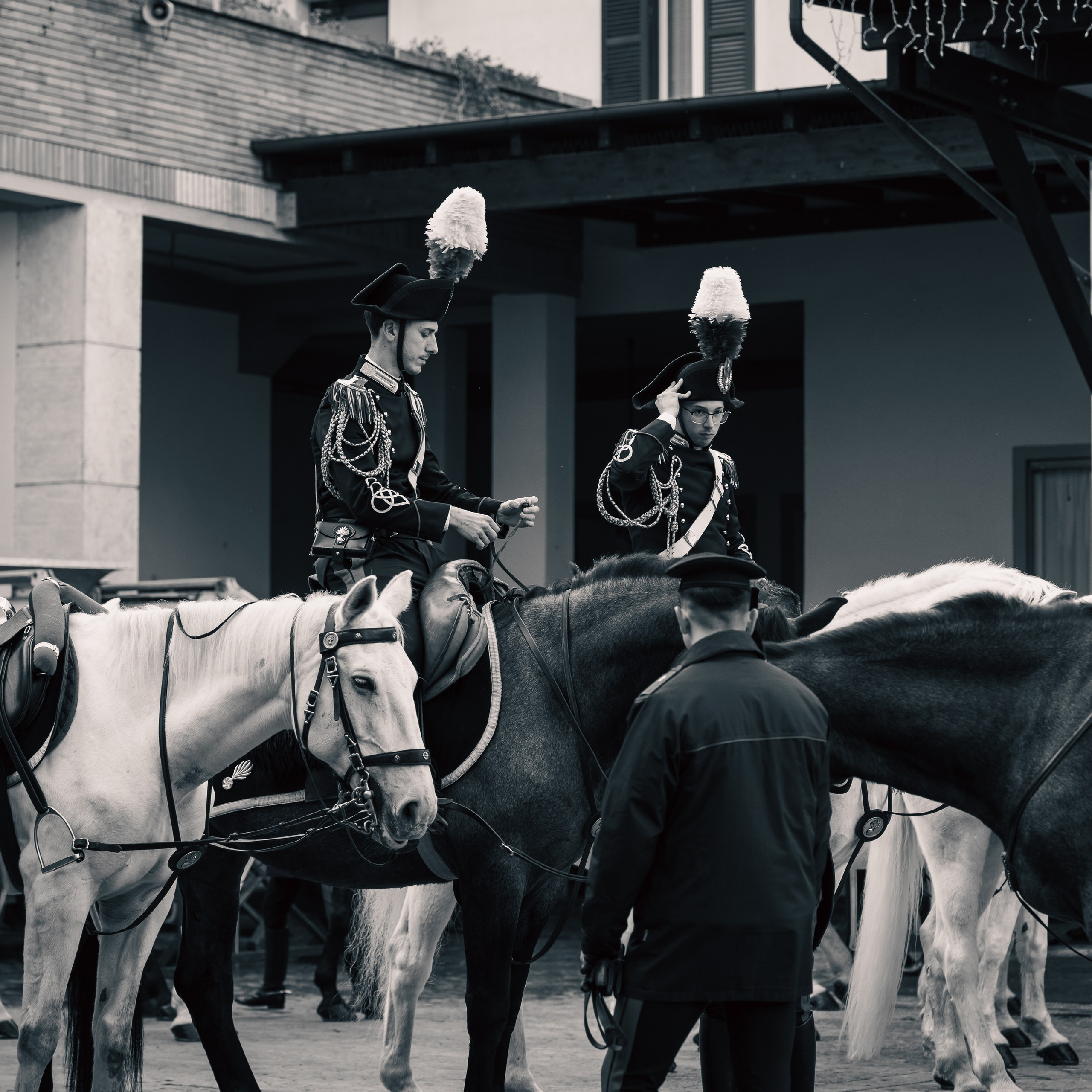 Cambio della Guardia Reggimento Corazzieri. Fotografo romano!