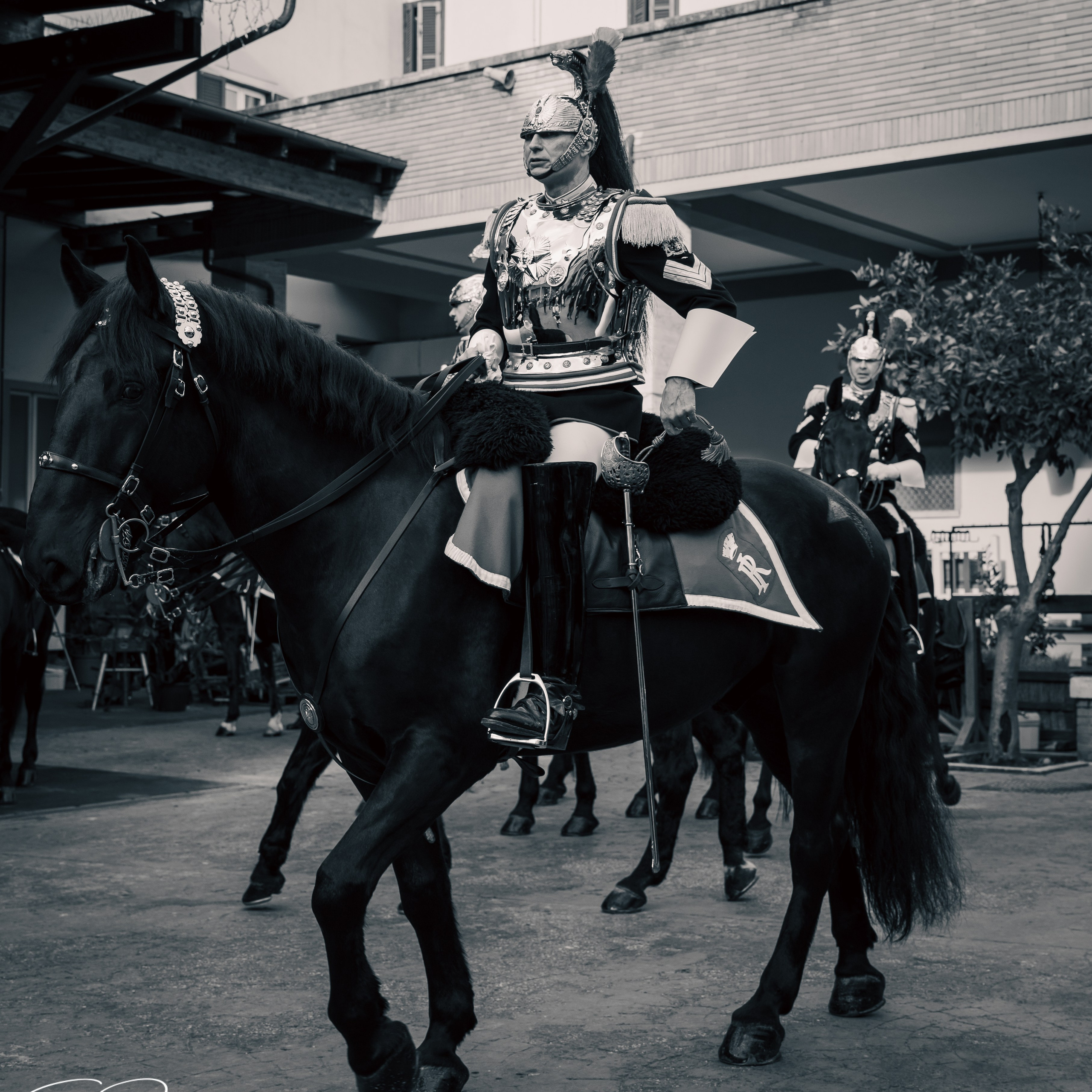 Cambio della Guardia Reggimento Corazzieri. Fotografo romano!