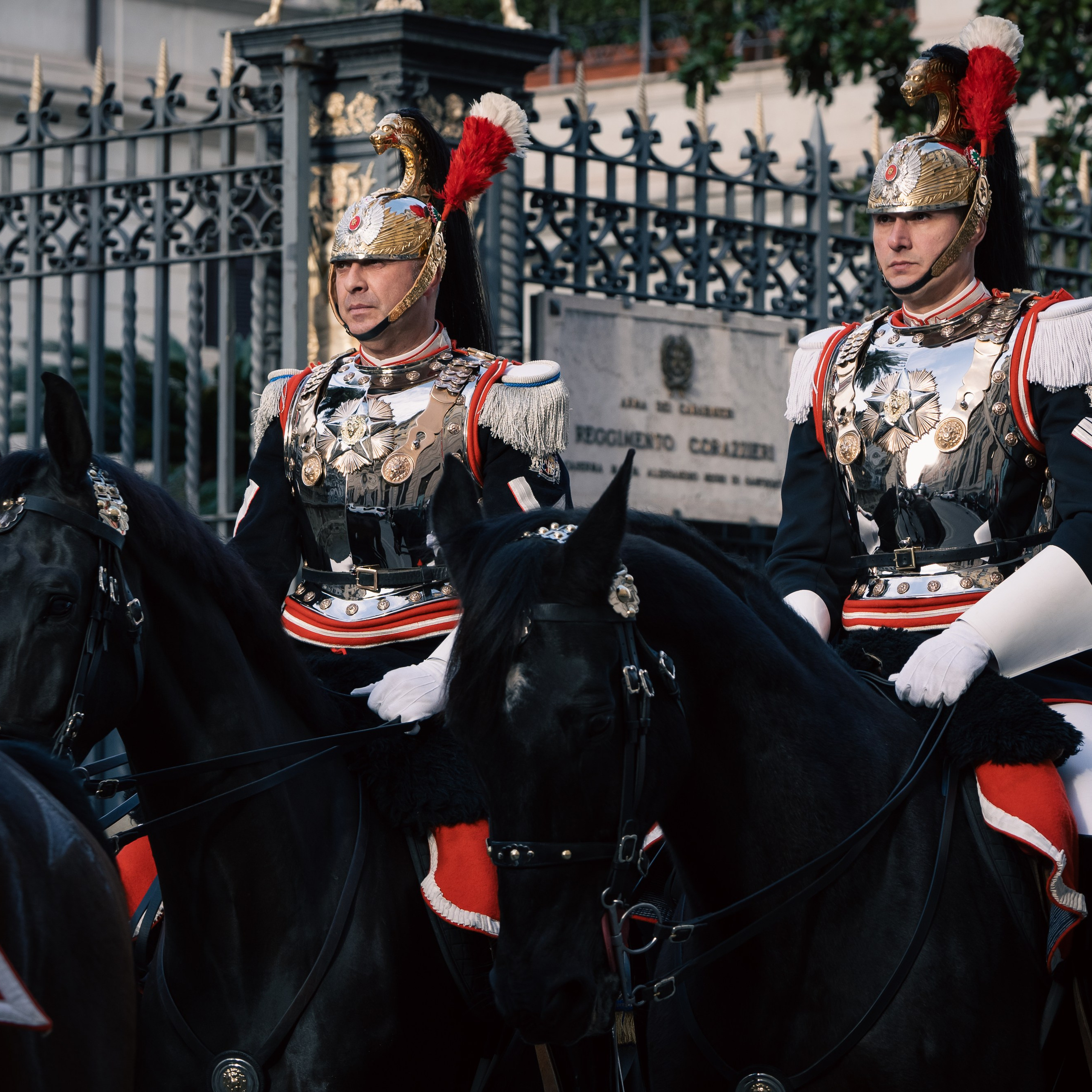 Cambio della Guardia Reggimento Corazzieri. Fotografo romano!