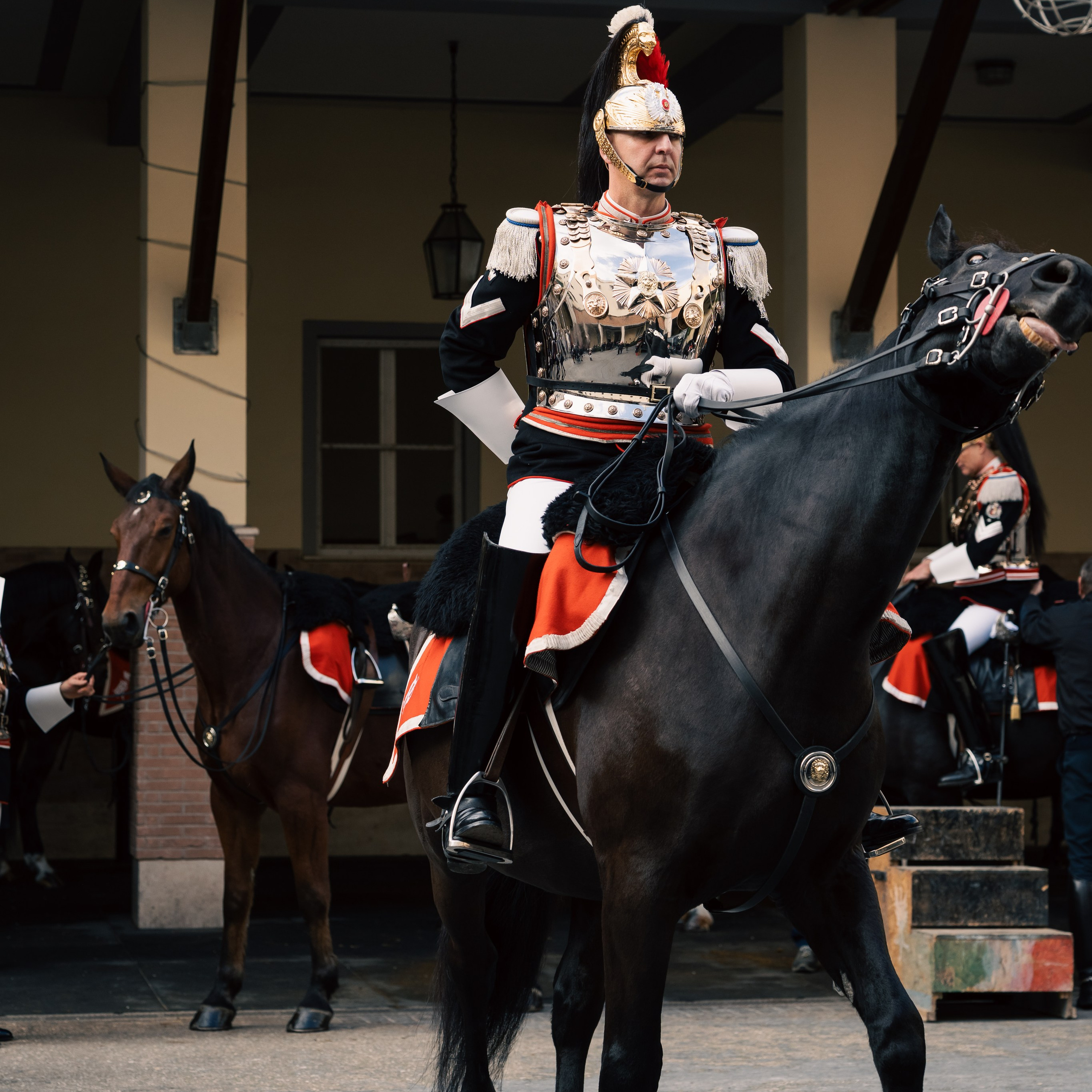 Cambio della Guardia Reggimento Corazzieri. Fotografo romano!