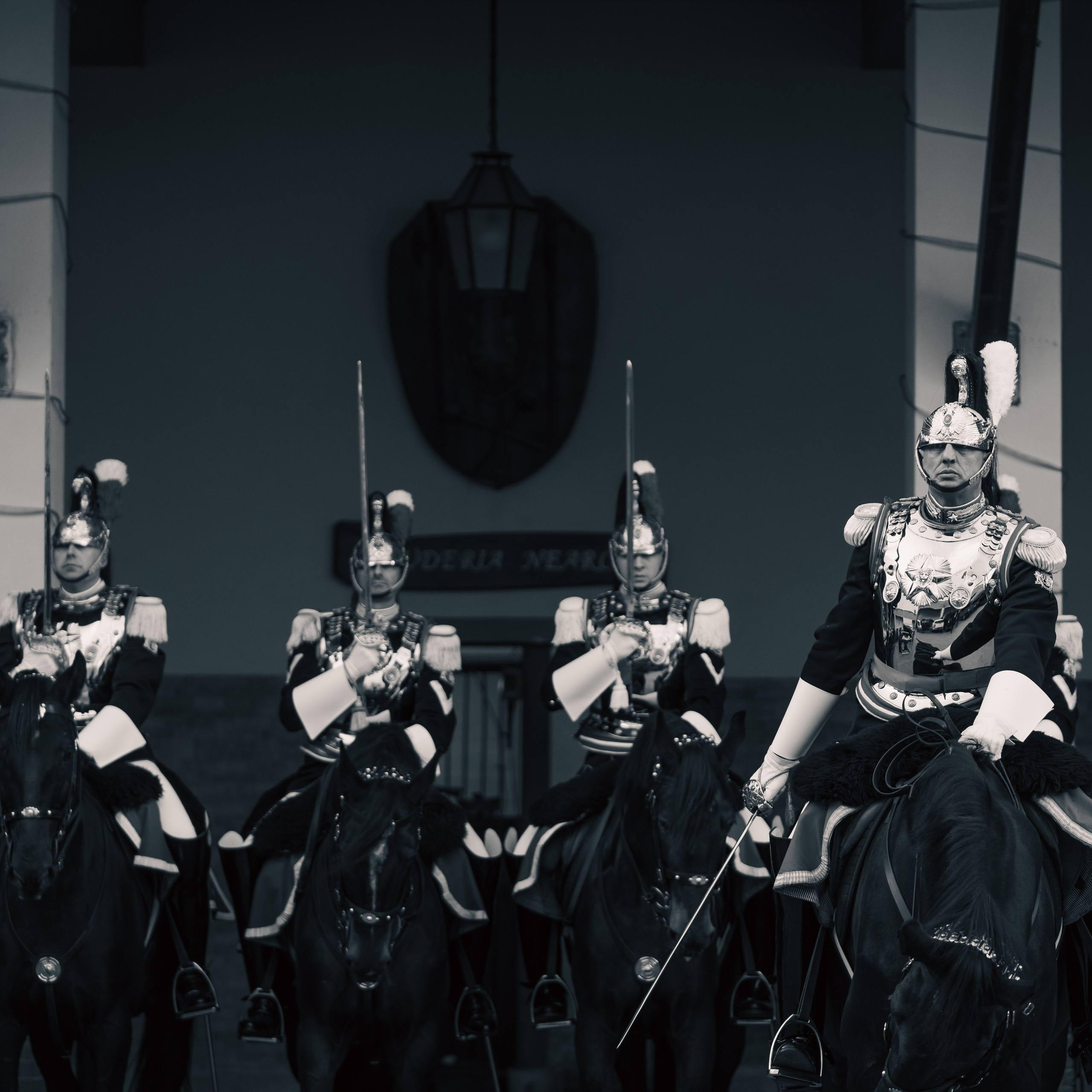 Cambio della Guardia Reggimento Corazzieri. Fotografo romano!