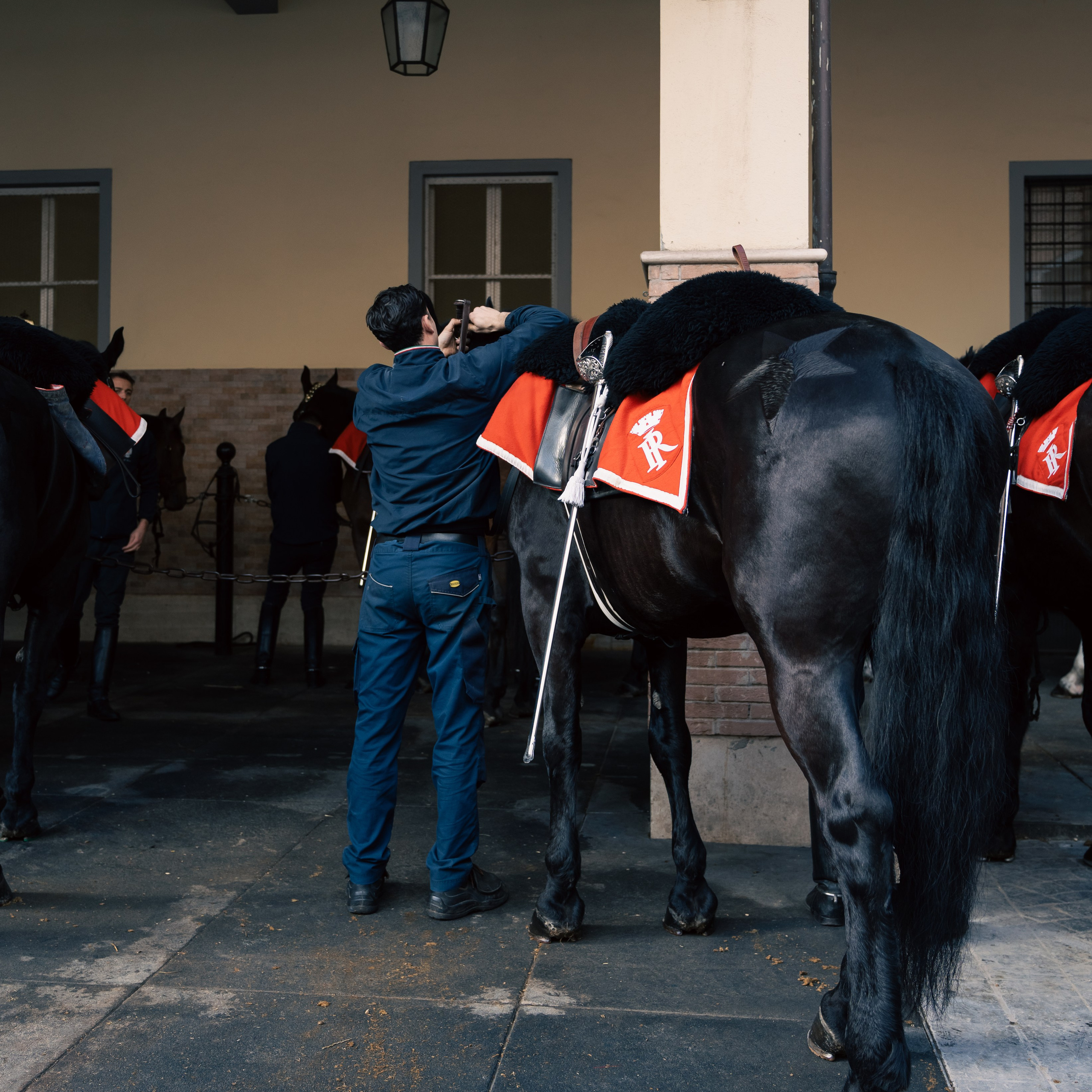 Cambio della Guardia Reggimento Corazzieri. Fotografo romano!