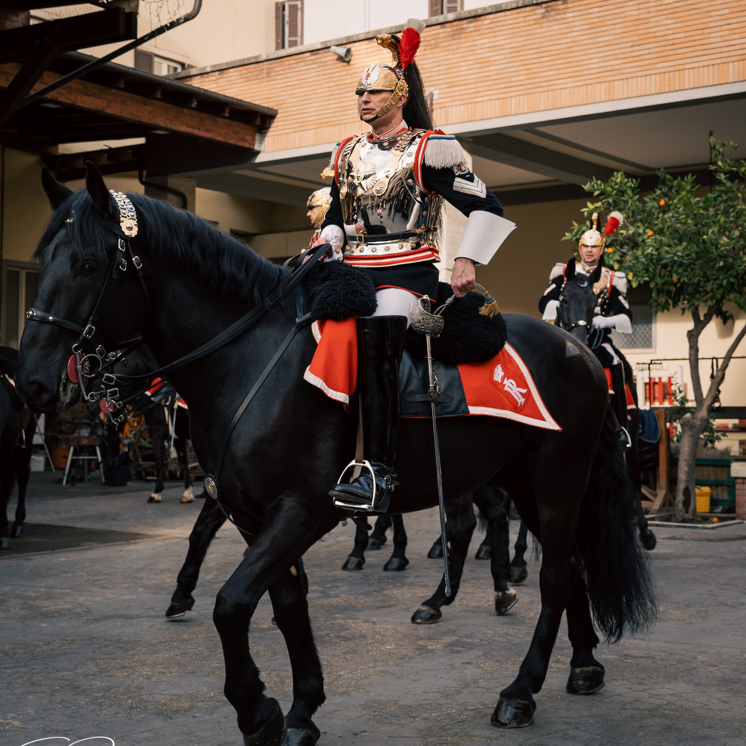 Cambio della Guardia Reggimento Corazzieri. Fotografo romano!
