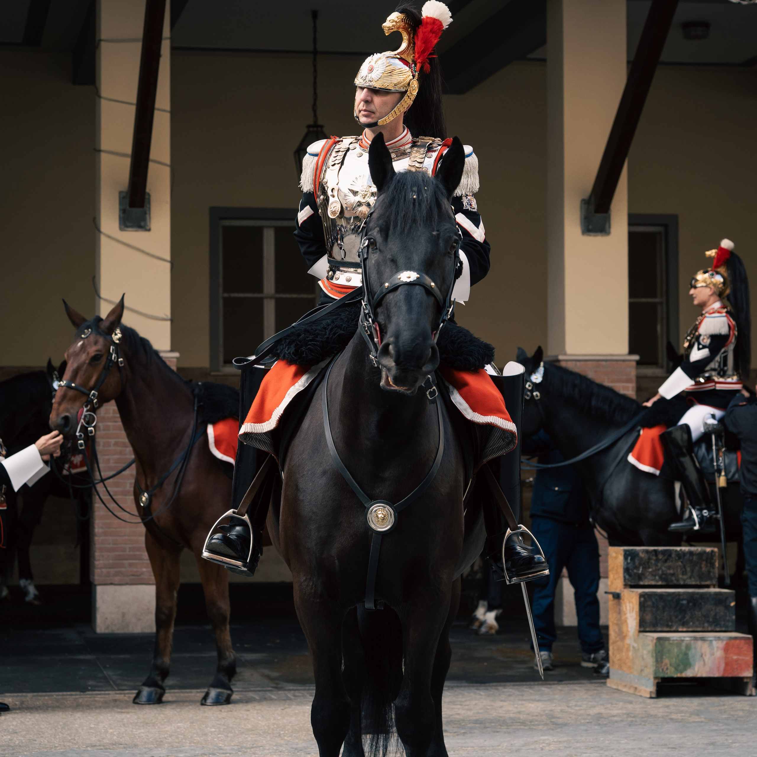 Cambio della Guardia Reggimento Corazzieri. Fotografo romano!