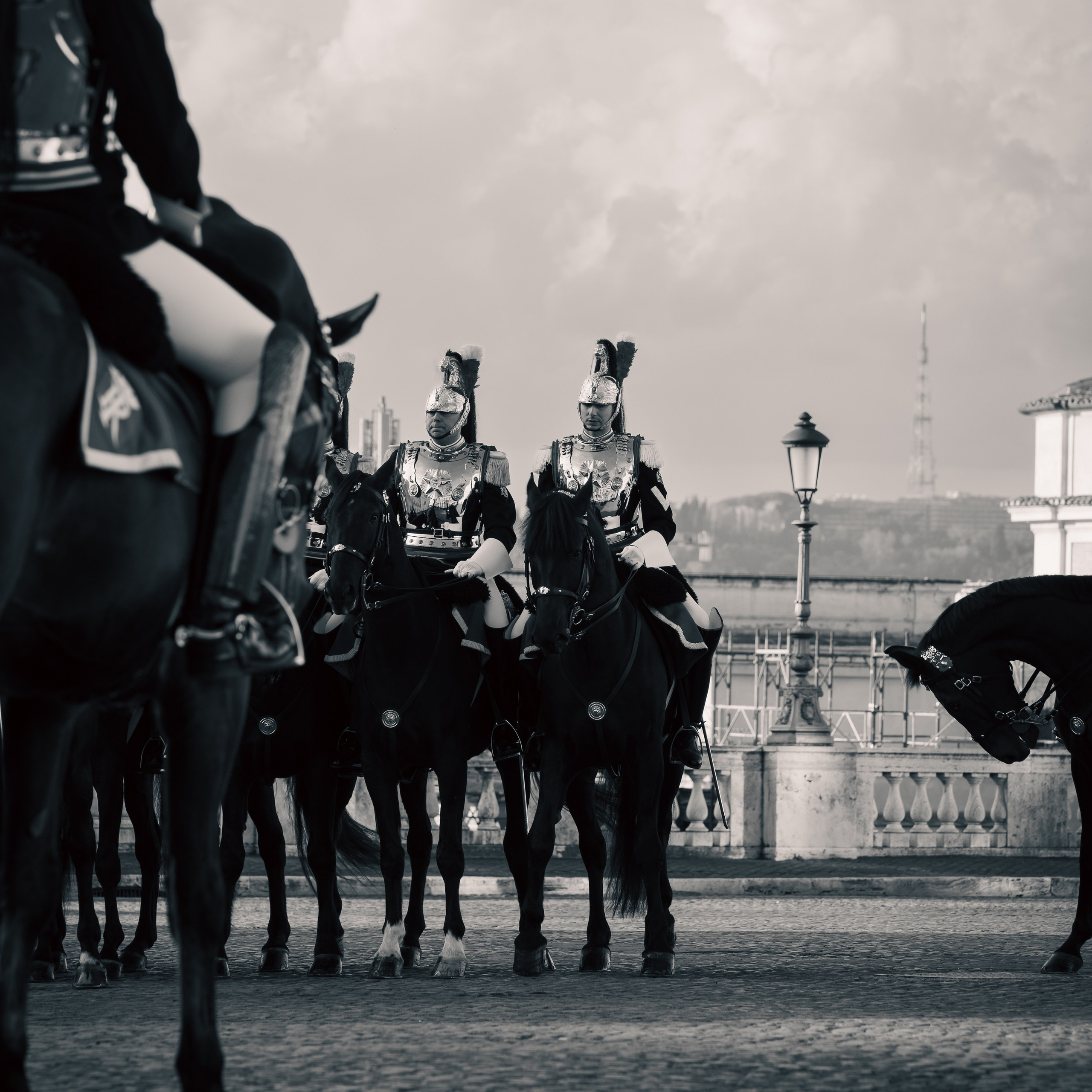 Cambio della Guardia Reggimento Corazzieri. Fotografo romano!