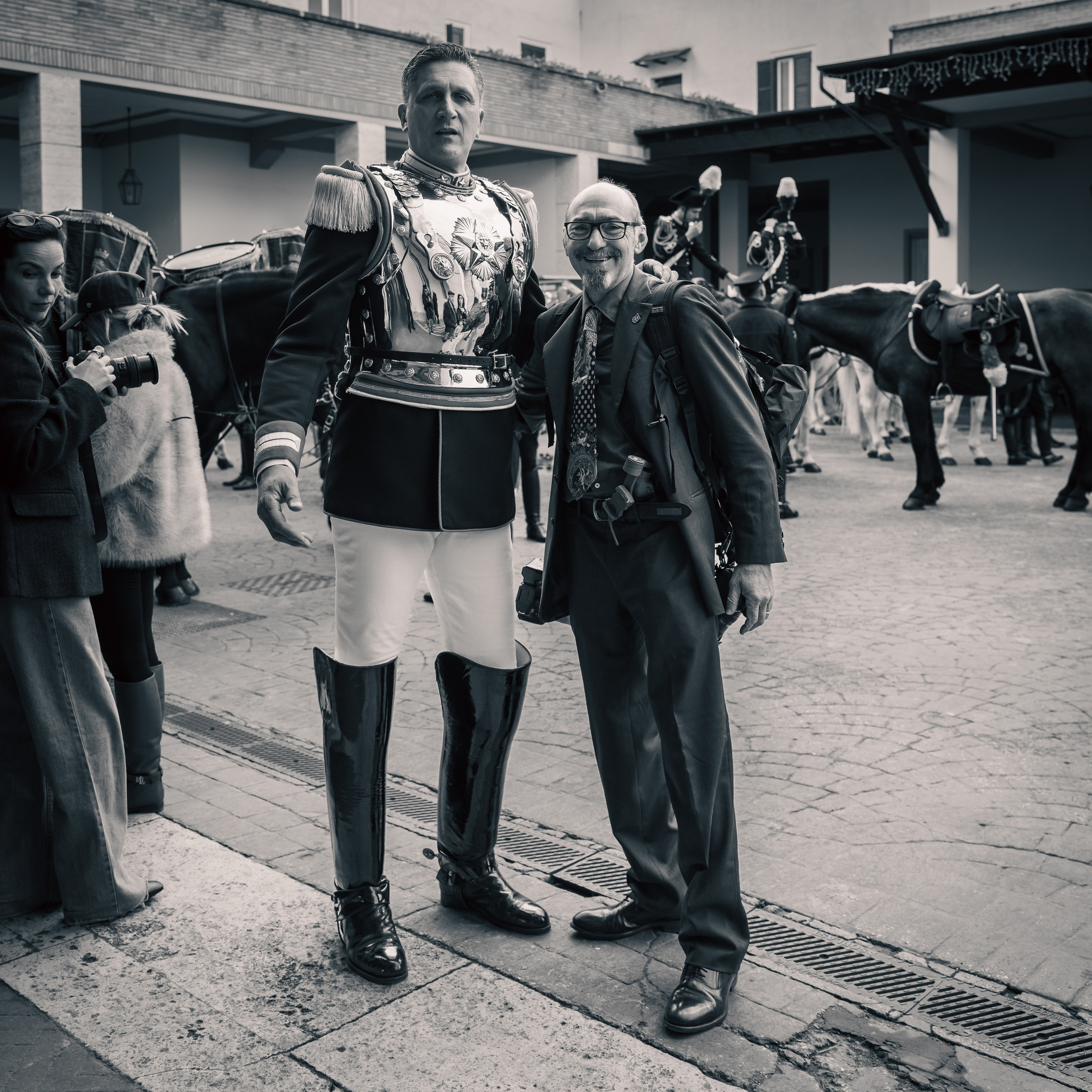 Cambio della Guardia Reggimento Corazzieri. Fotografo romano!