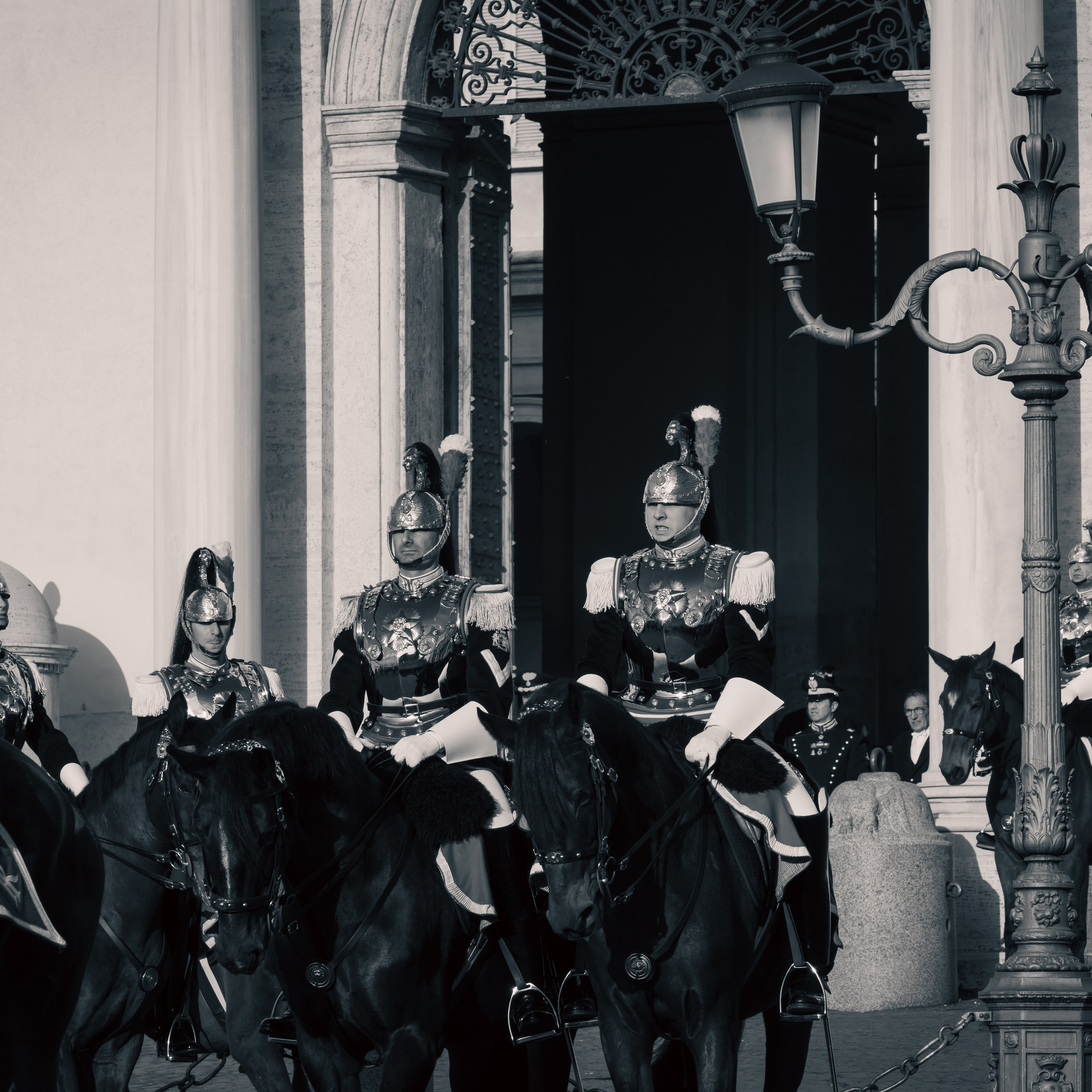 Cambio della Guardia Reggimento Corazzieri. Fotografo romano!