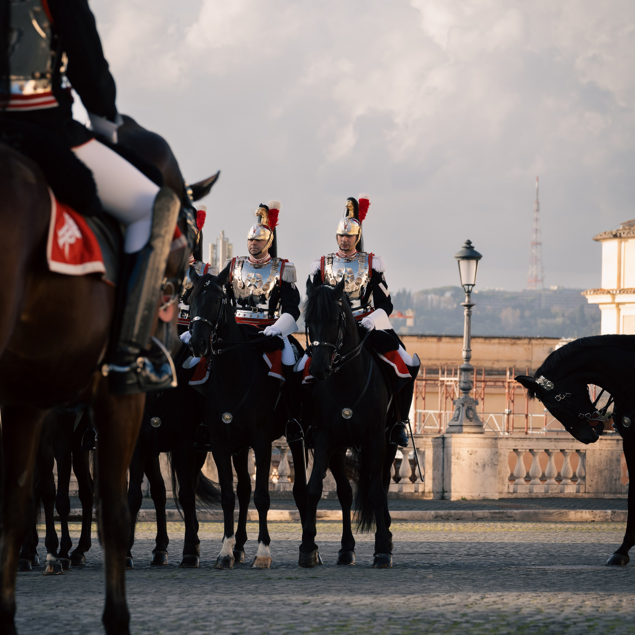 Cambio della Guardia Reggimento Corazzieri. Fotografo romano!