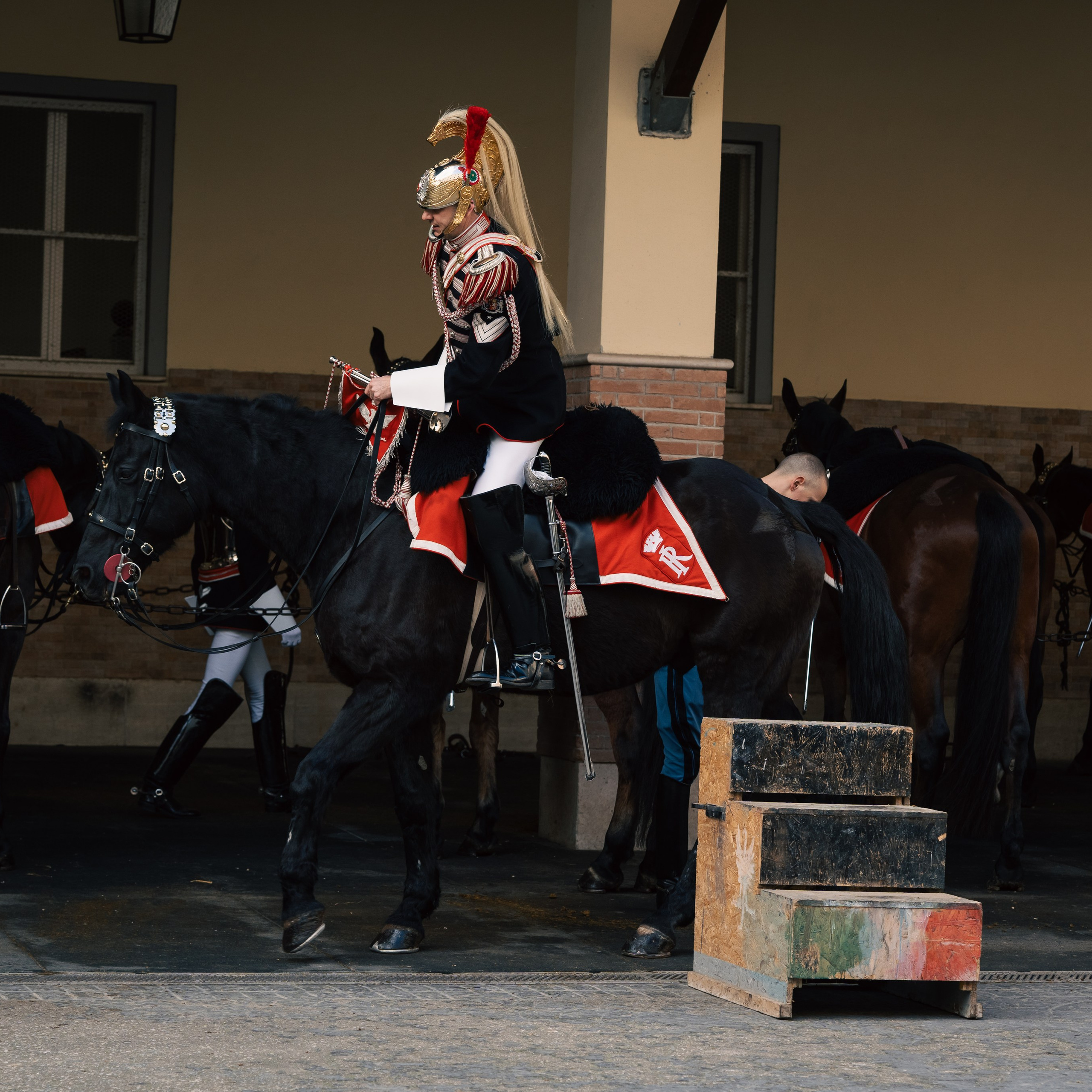 Cambio della Guardia Reggimento Corazzieri. Fotografo romano!