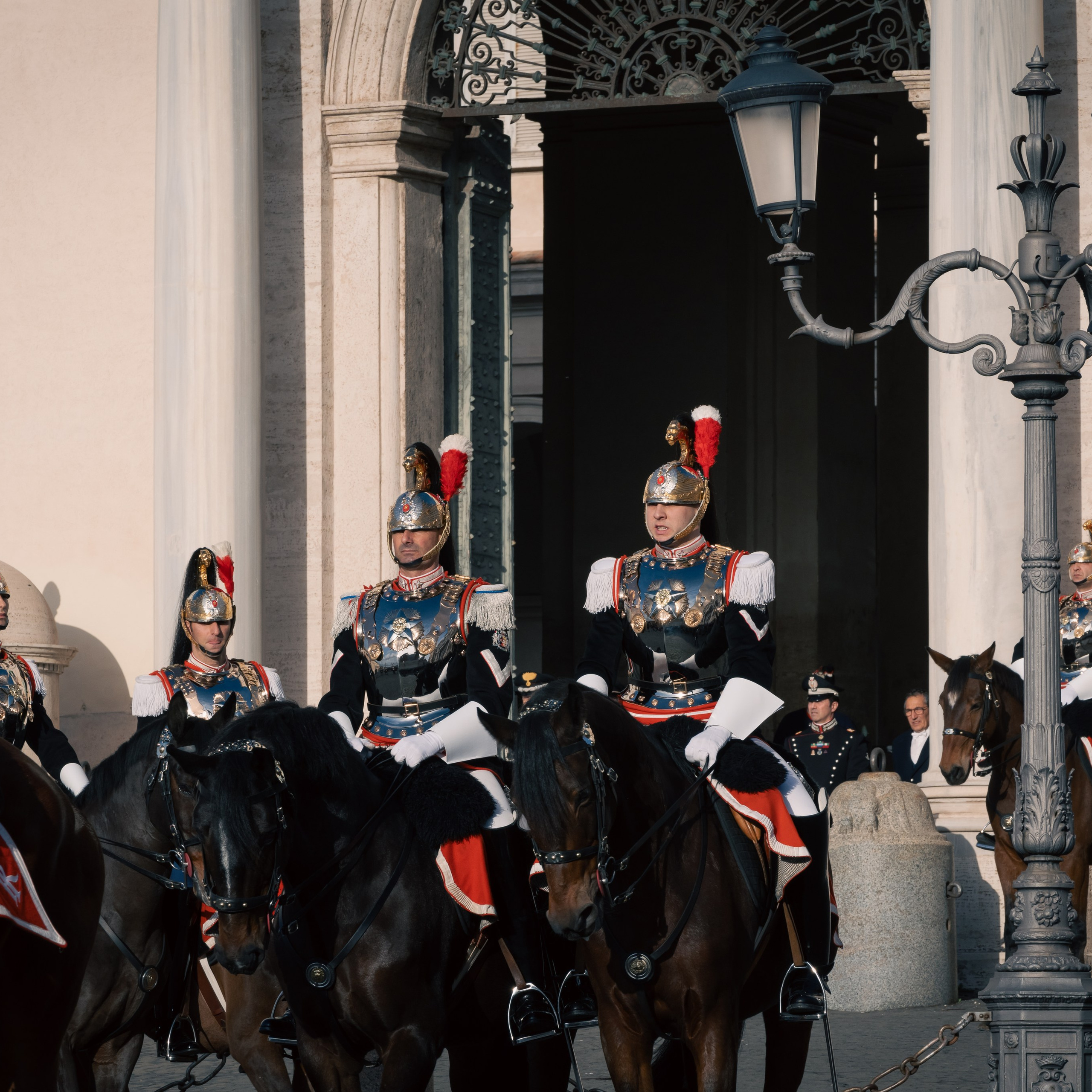 Cambio della Guardia Reggimento Corazzieri. Fotografo romano!
