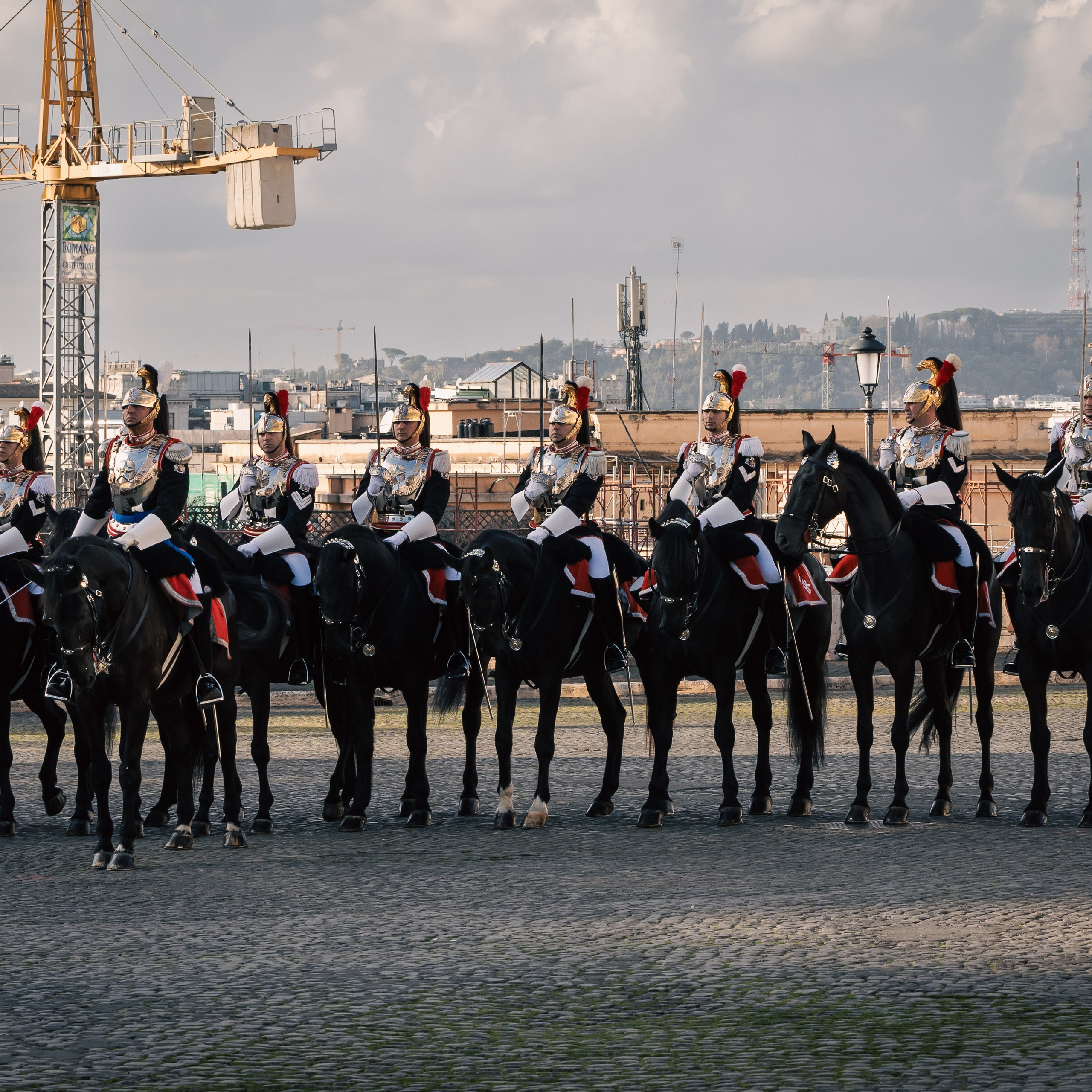 Cambio della Guardia Reggimento Corazzieri. Fotografo romano!