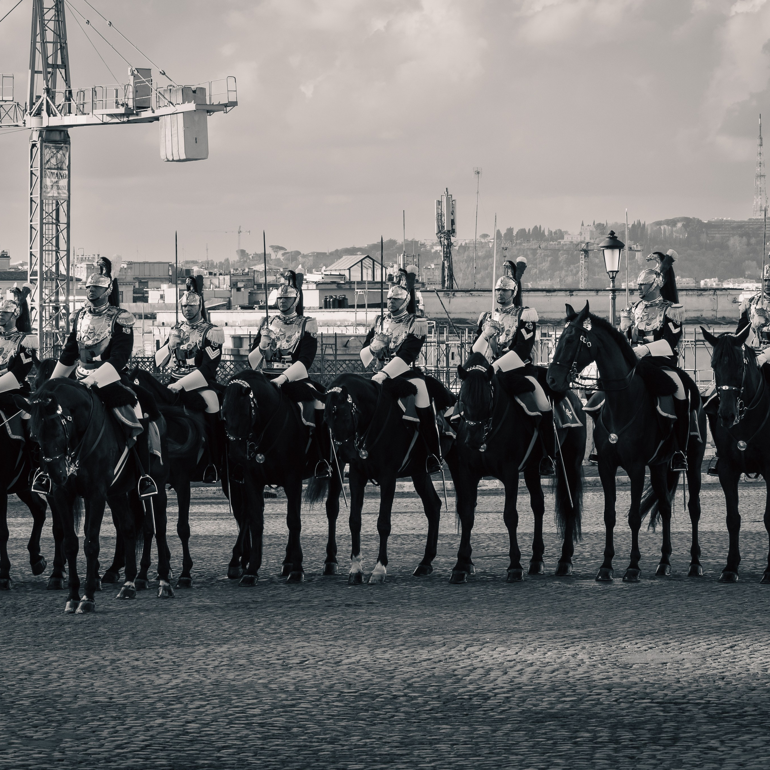 Cambio della Guardia Reggimento Corazzieri. Fotografo romano!