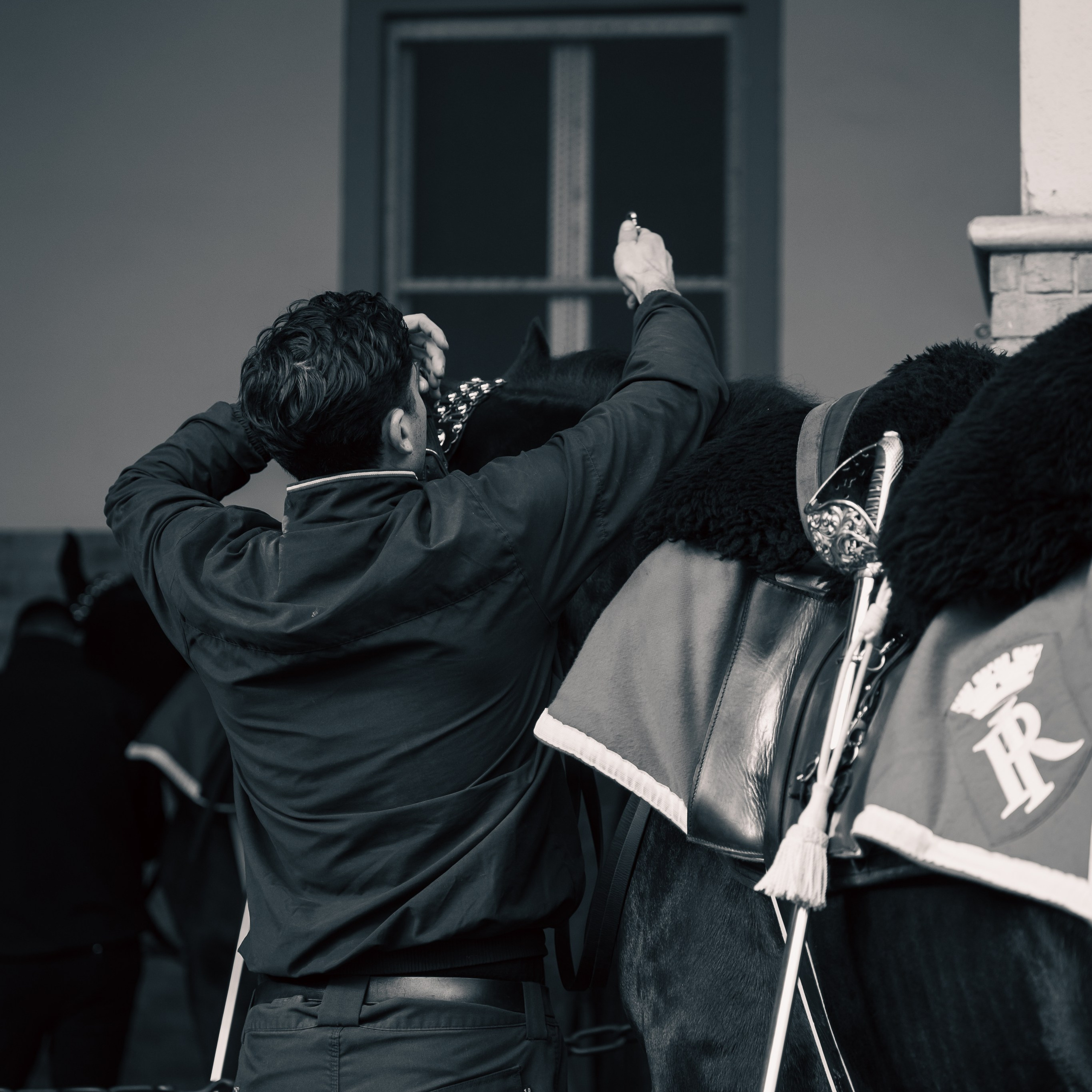 Cambio della Guardia Reggimento Corazzieri. Fotografo romano!