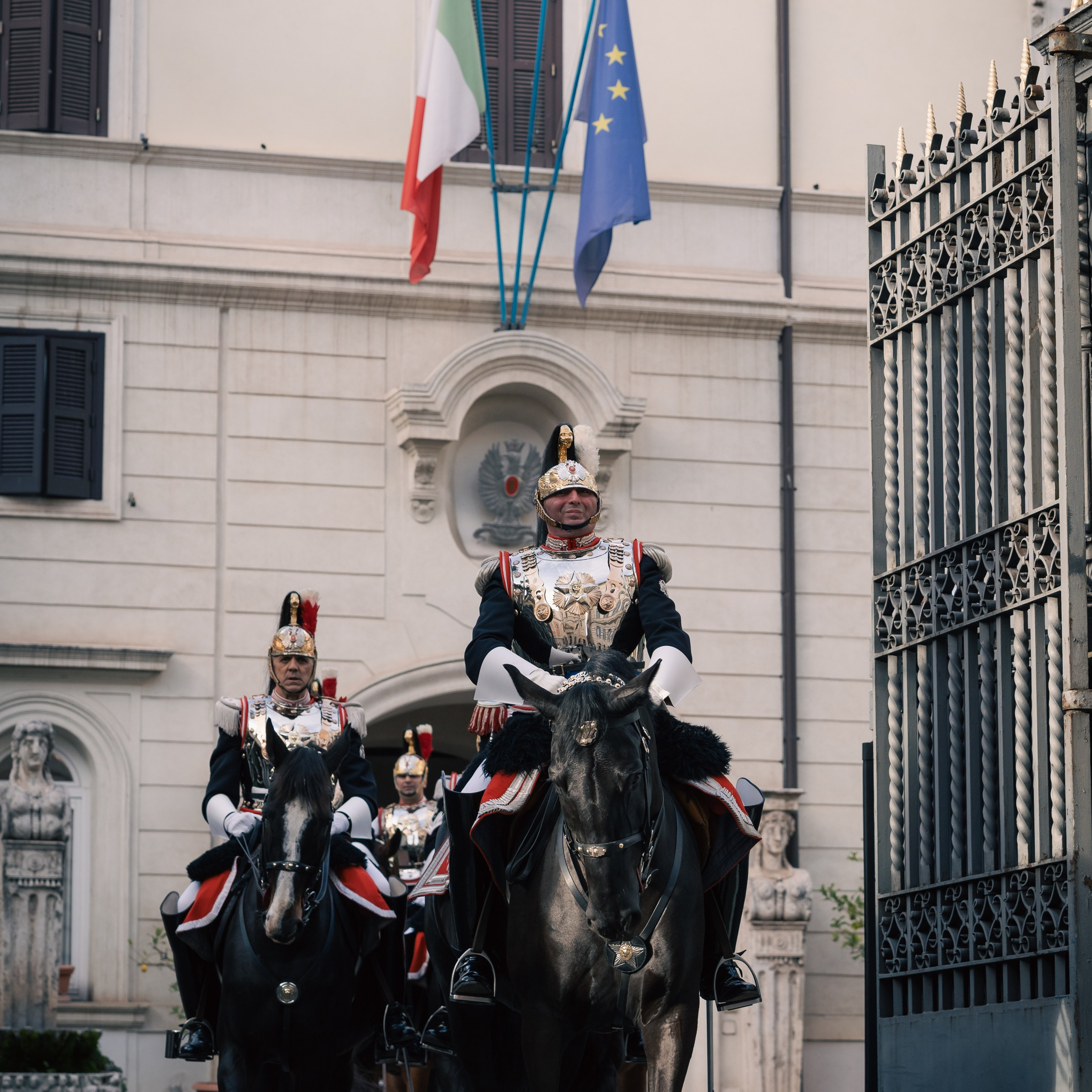 Cambio della Guardia Reggimento Corazzieri. Fotografo romano!