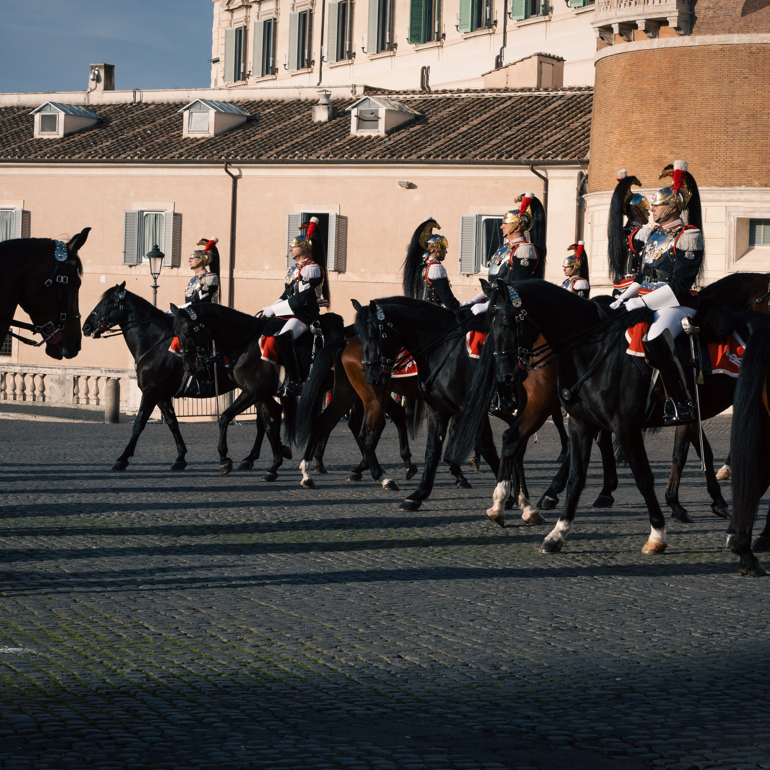 Cambio della Guardia Reggimento Corazzieri. Fotografo romano!