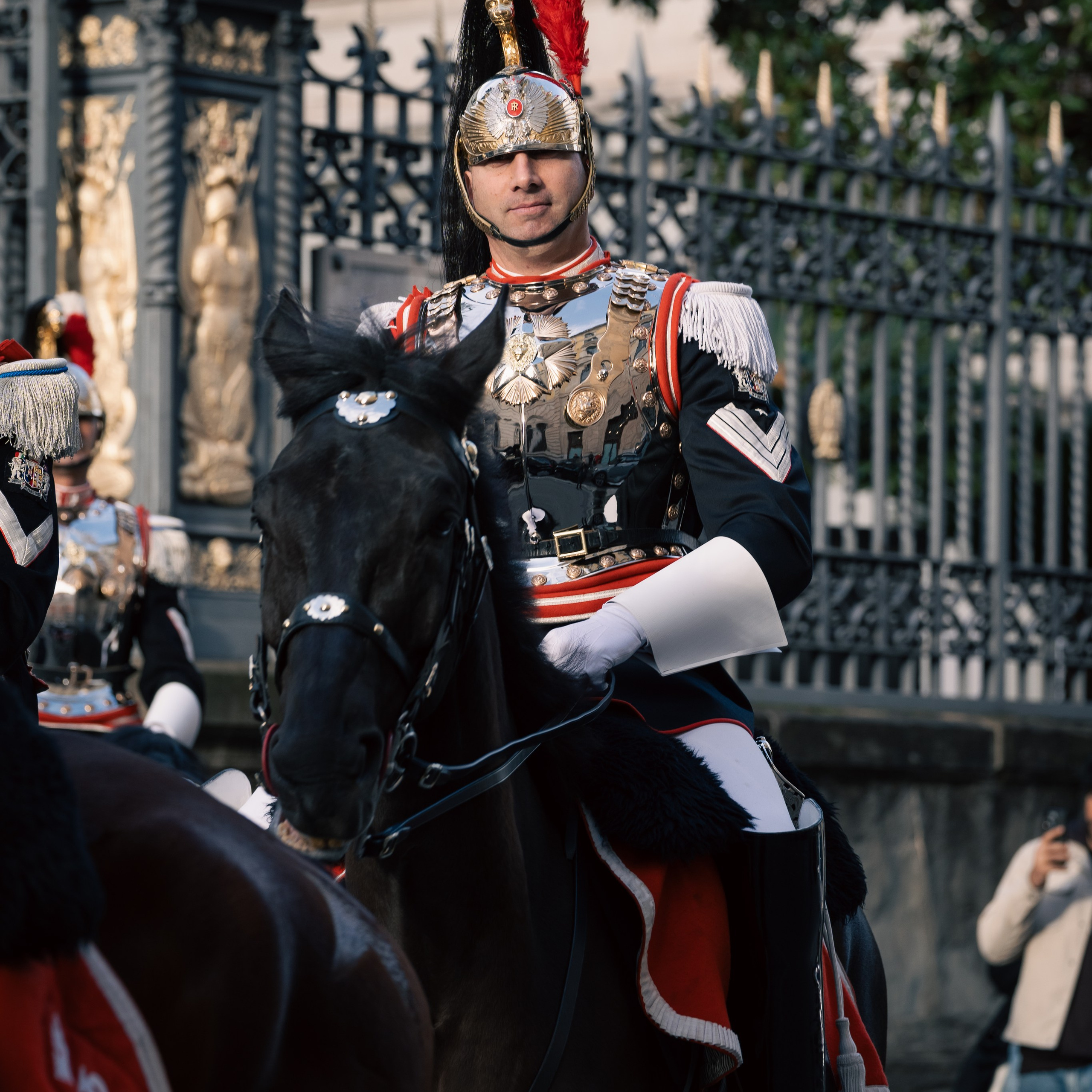 Cambio della Guardia Reggimento Corazzieri. Fotografo romano!