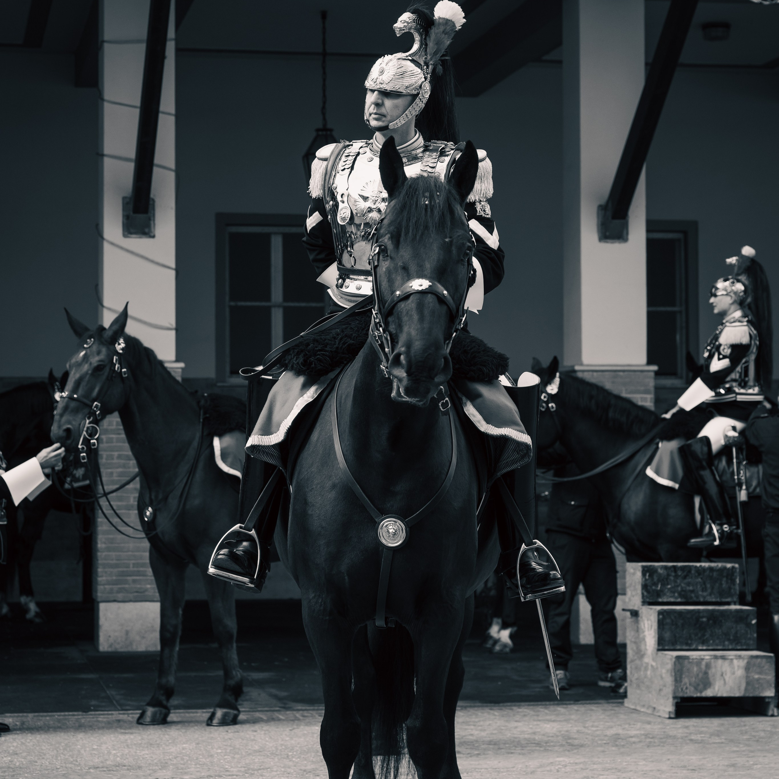 Cambio della Guardia Reggimento Corazzieri. Fotografo romano!