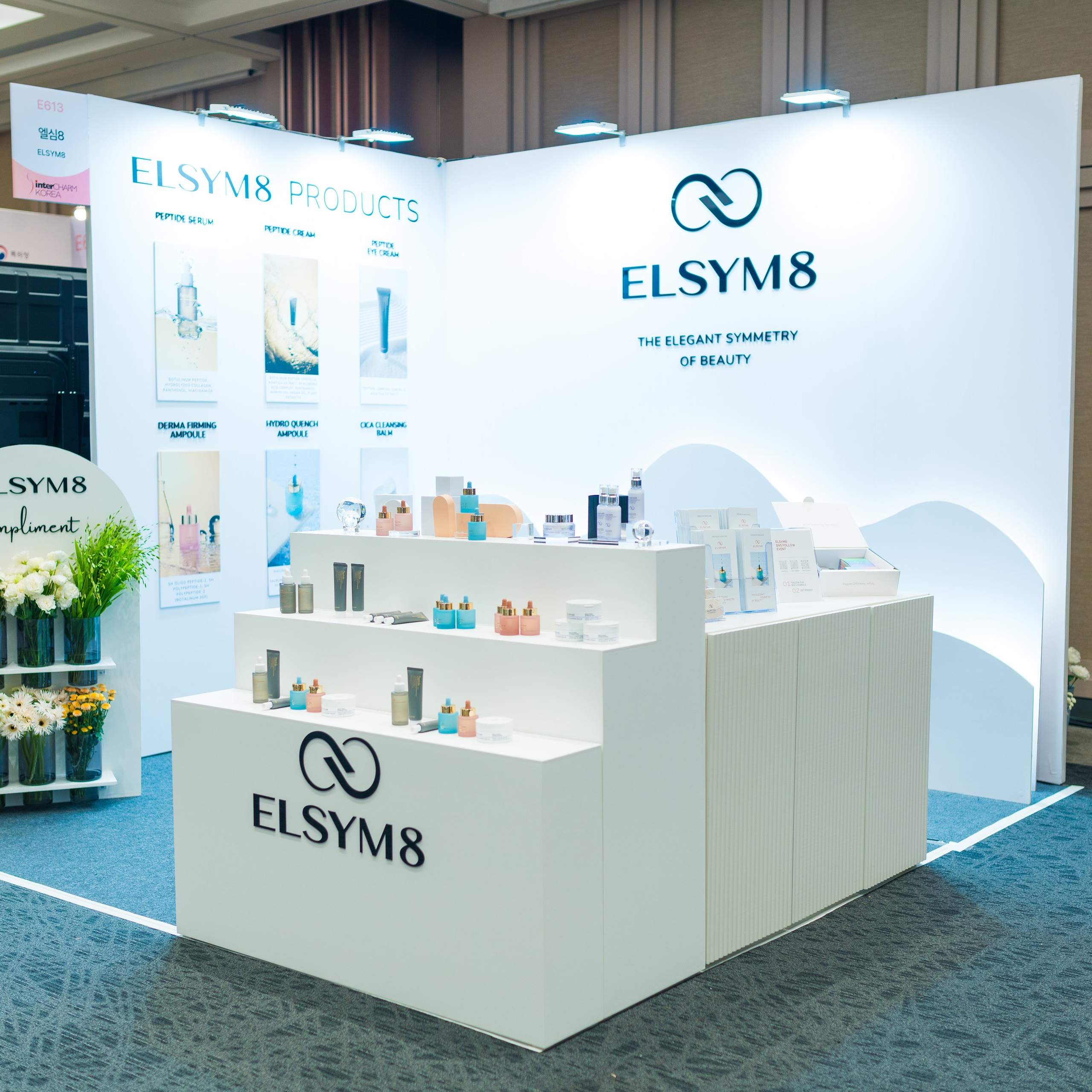 Выставочный стенд для ELSYM8/ InterCharm 2024/ COEX