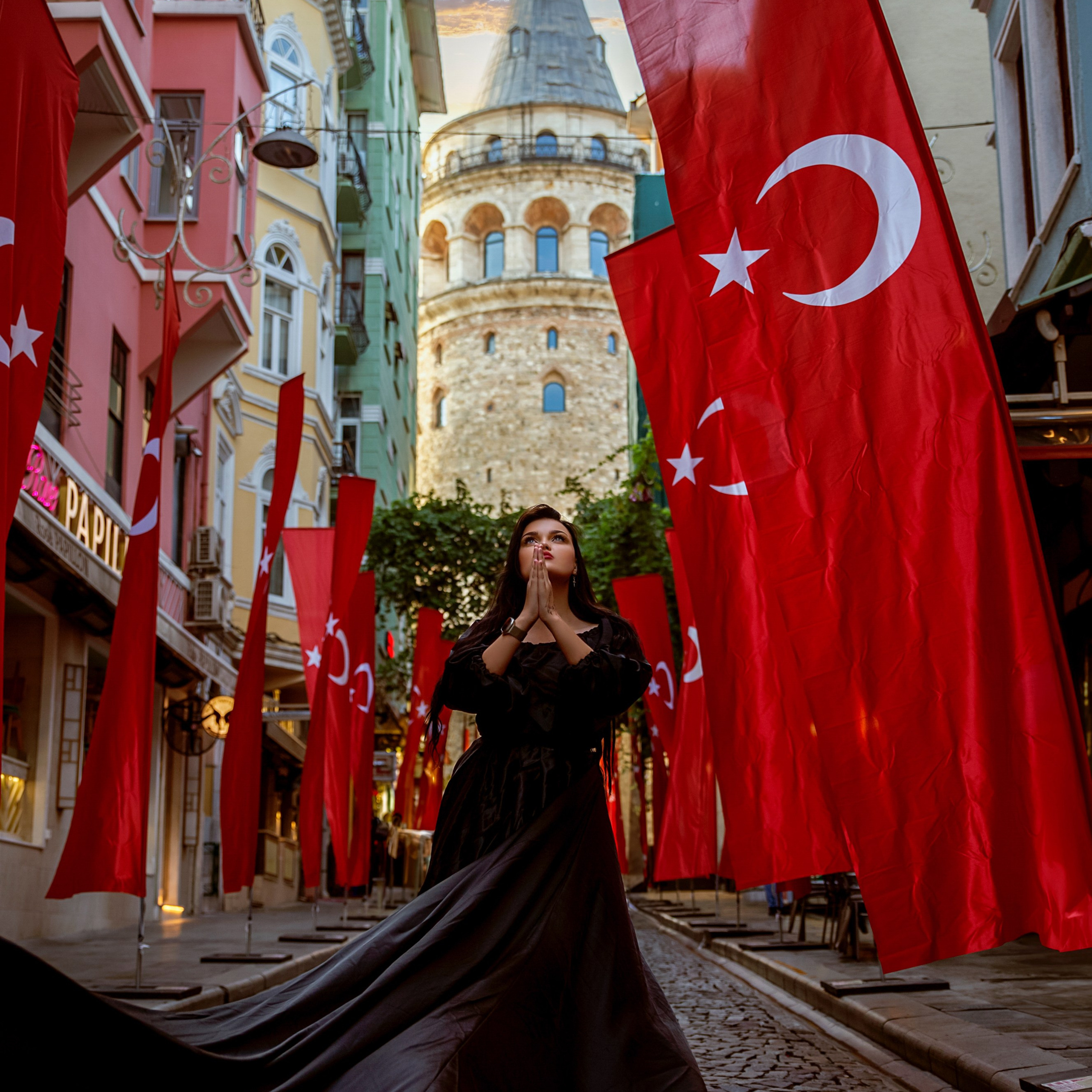 Фотограф в Стамбуле