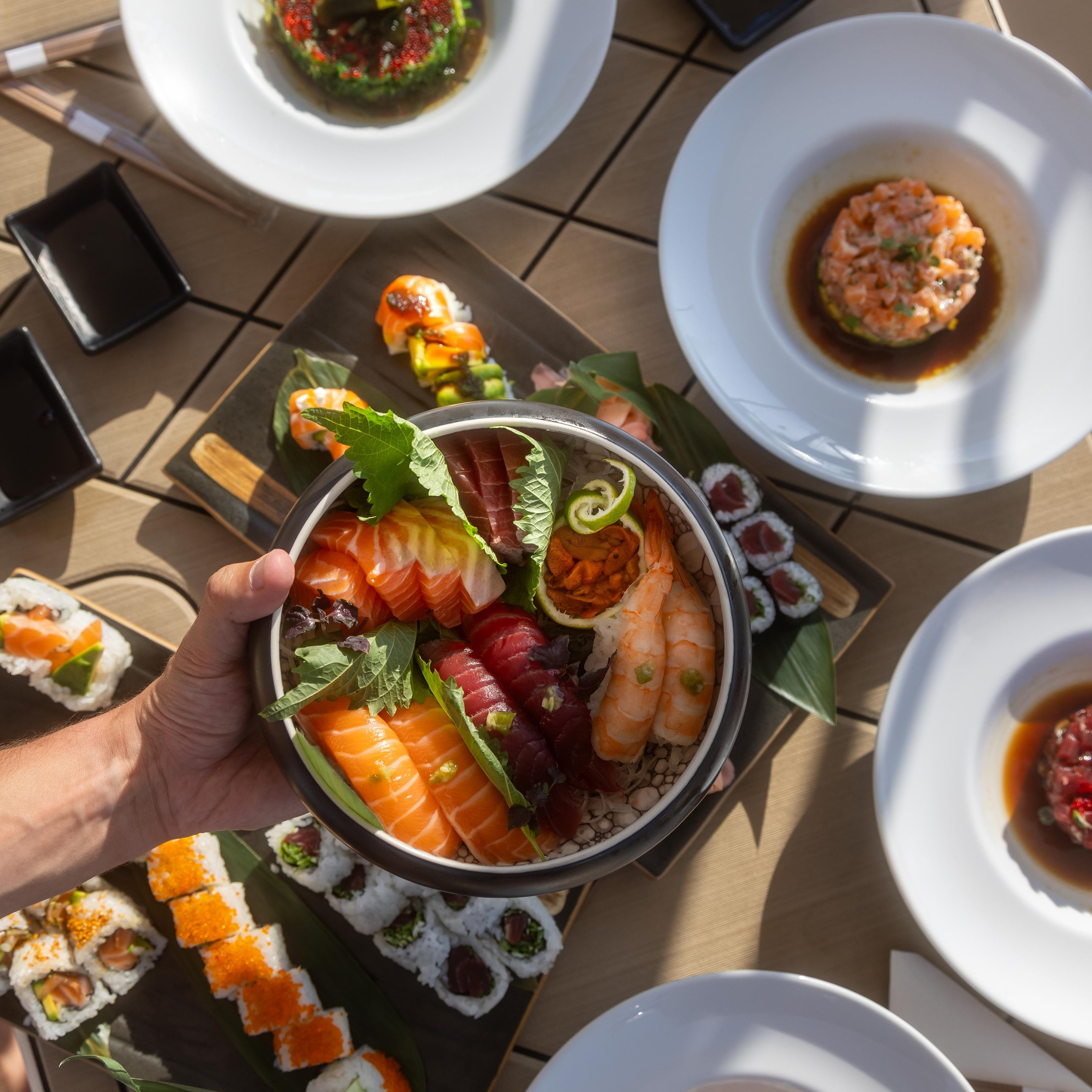 Professional food photography capturing gourmet dishes, creative food styling, and authentic dining experiences with a luxury aesthetic.