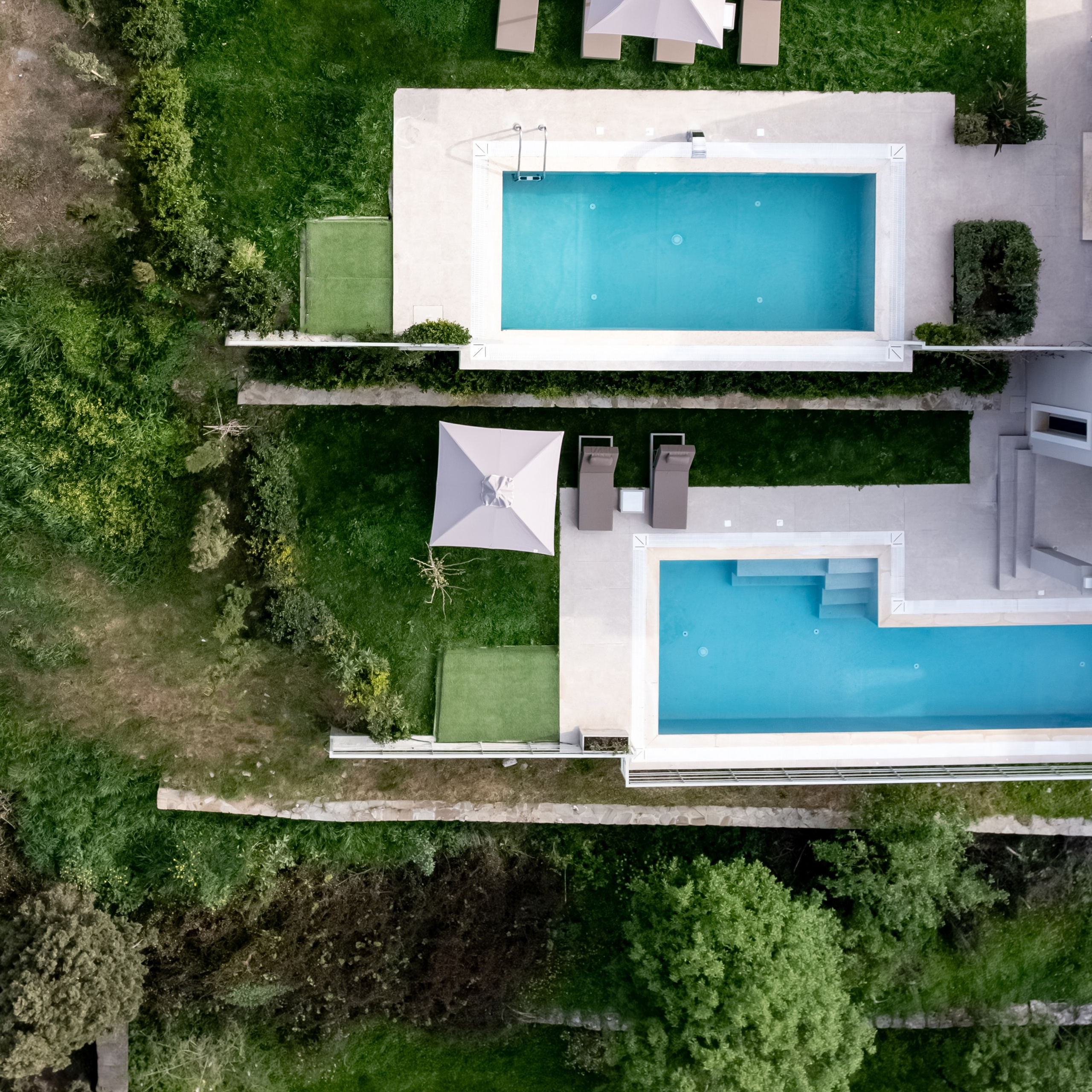 Real estate photography showcasing a luxury property with cinematic drone and architectural lighting.