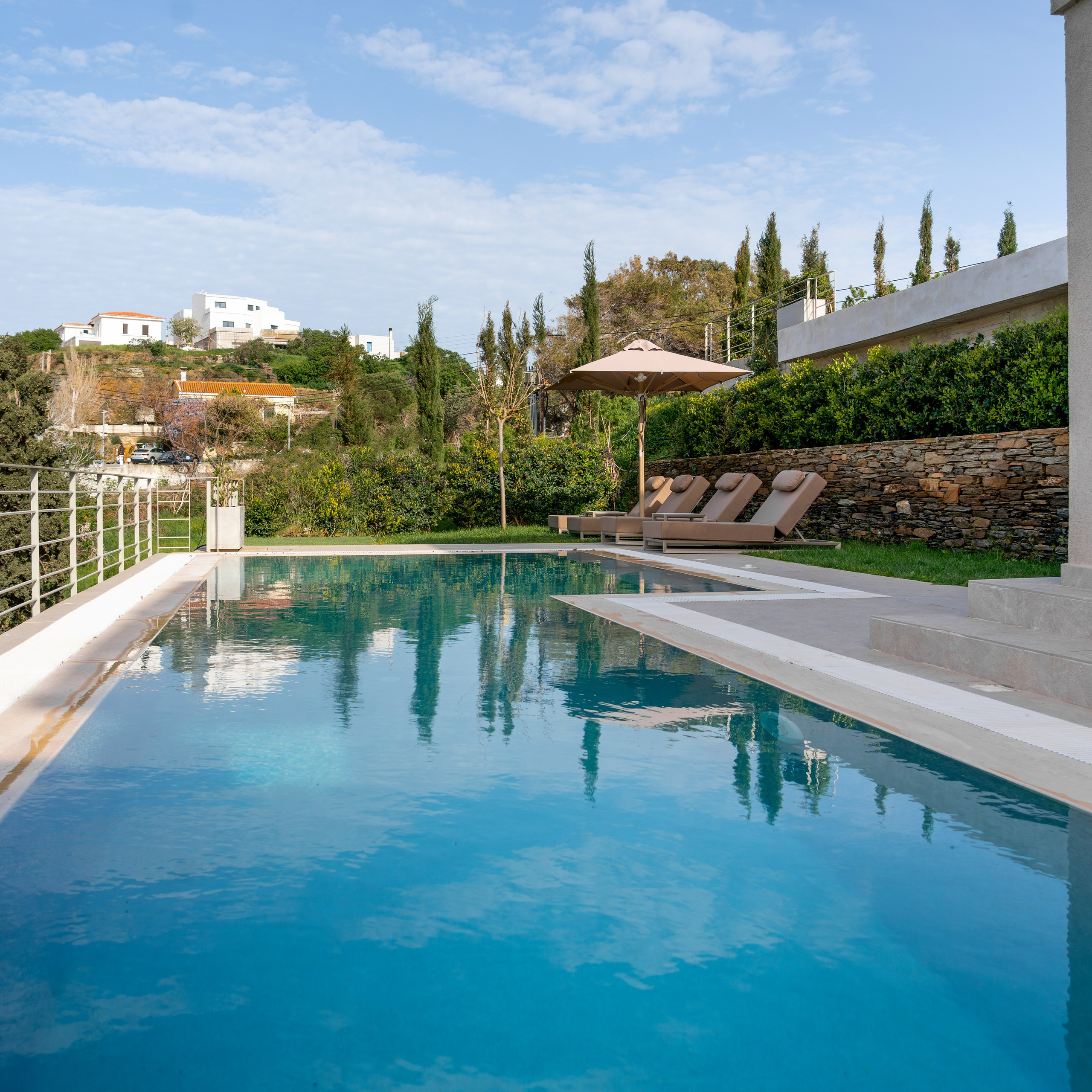 Real estate photography showcasing a luxury property with cinematic drone and architectural lighting.