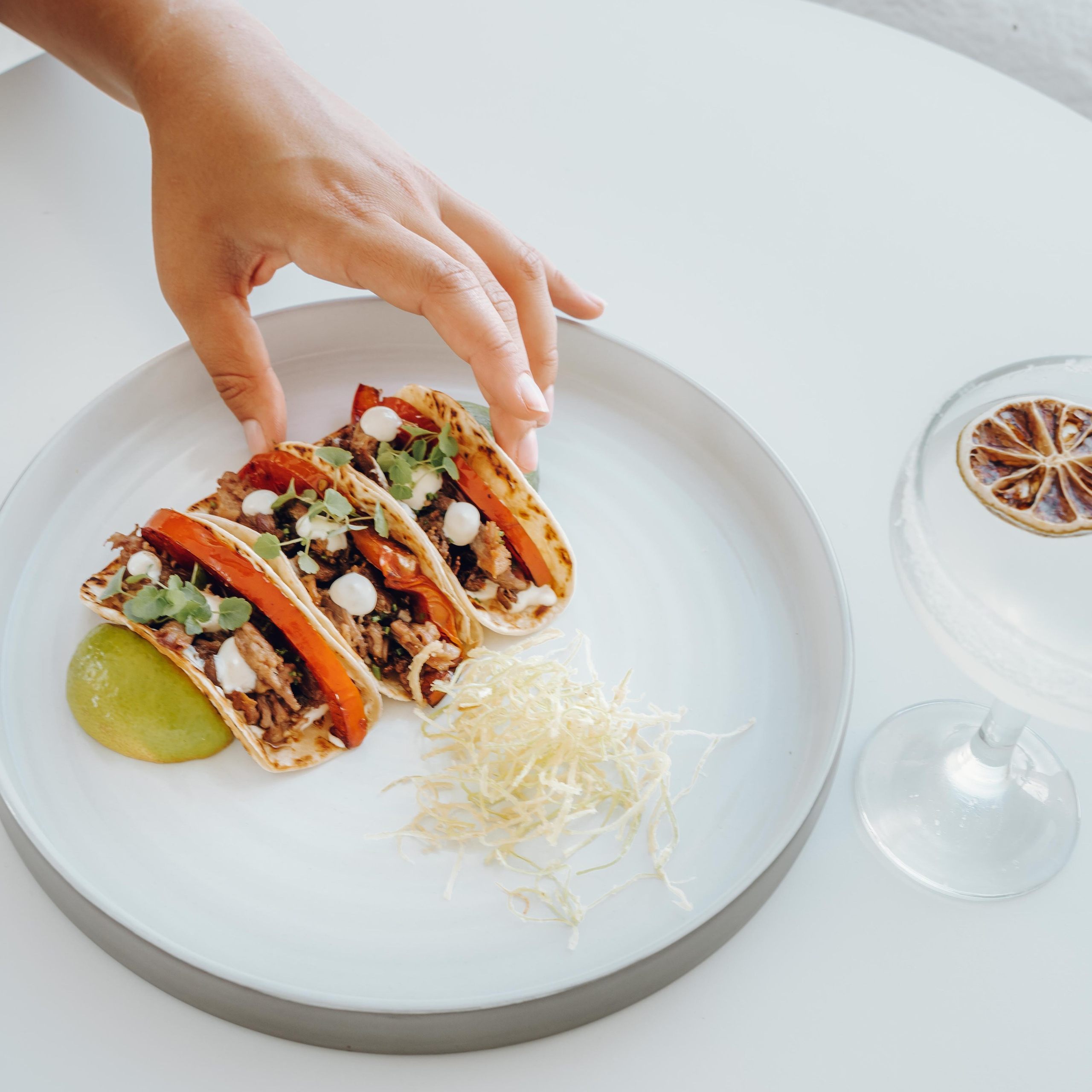 Professional food photography capturing gourmet dishes, creative food styling, and authentic dining experiences with a luxury aesthetic.